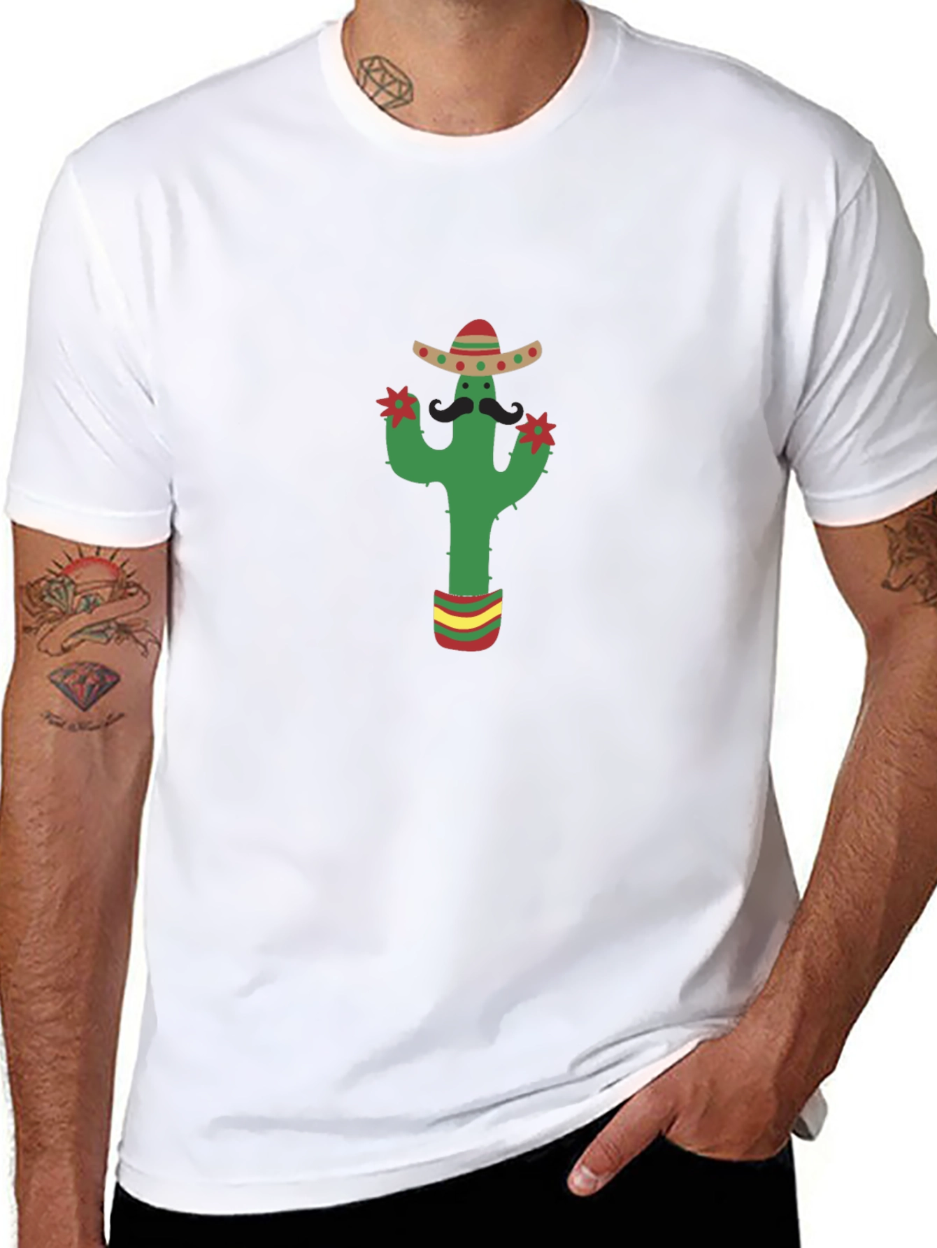 Cactus Sombrero T-Shirt - Fiesta Fun!