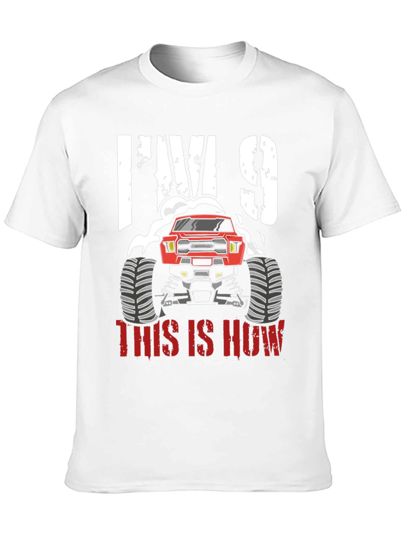 Im 9 Monster Truck Birthday Shirt