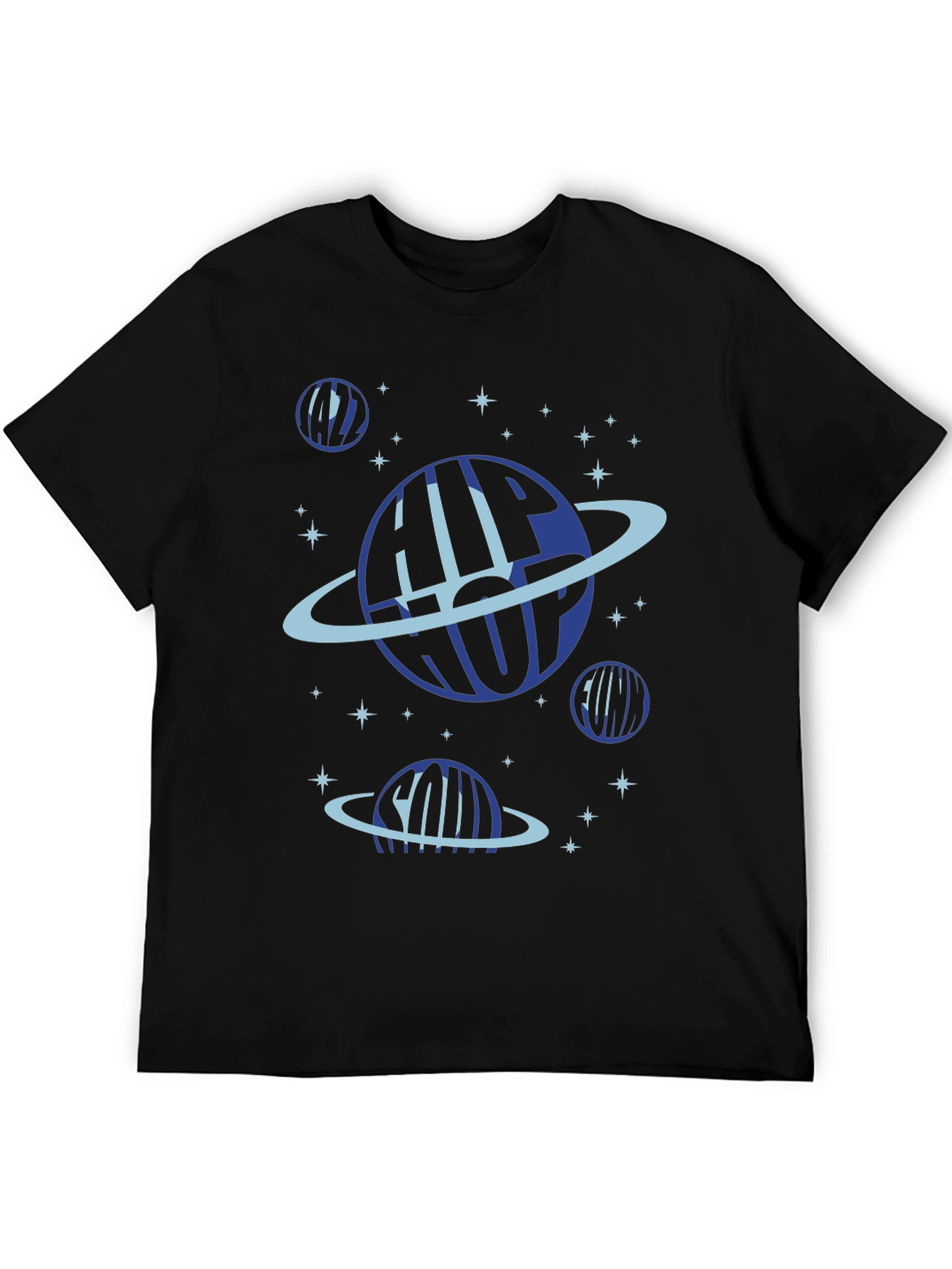 Hip Hop Planet Black T-Shirt