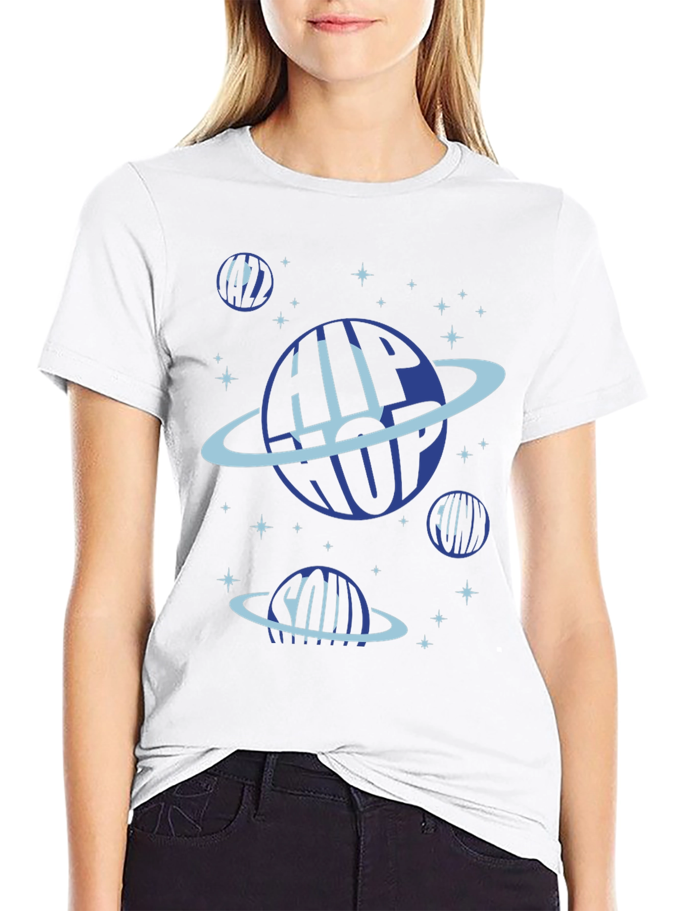 Hip Hop Planet Black T-Shirt