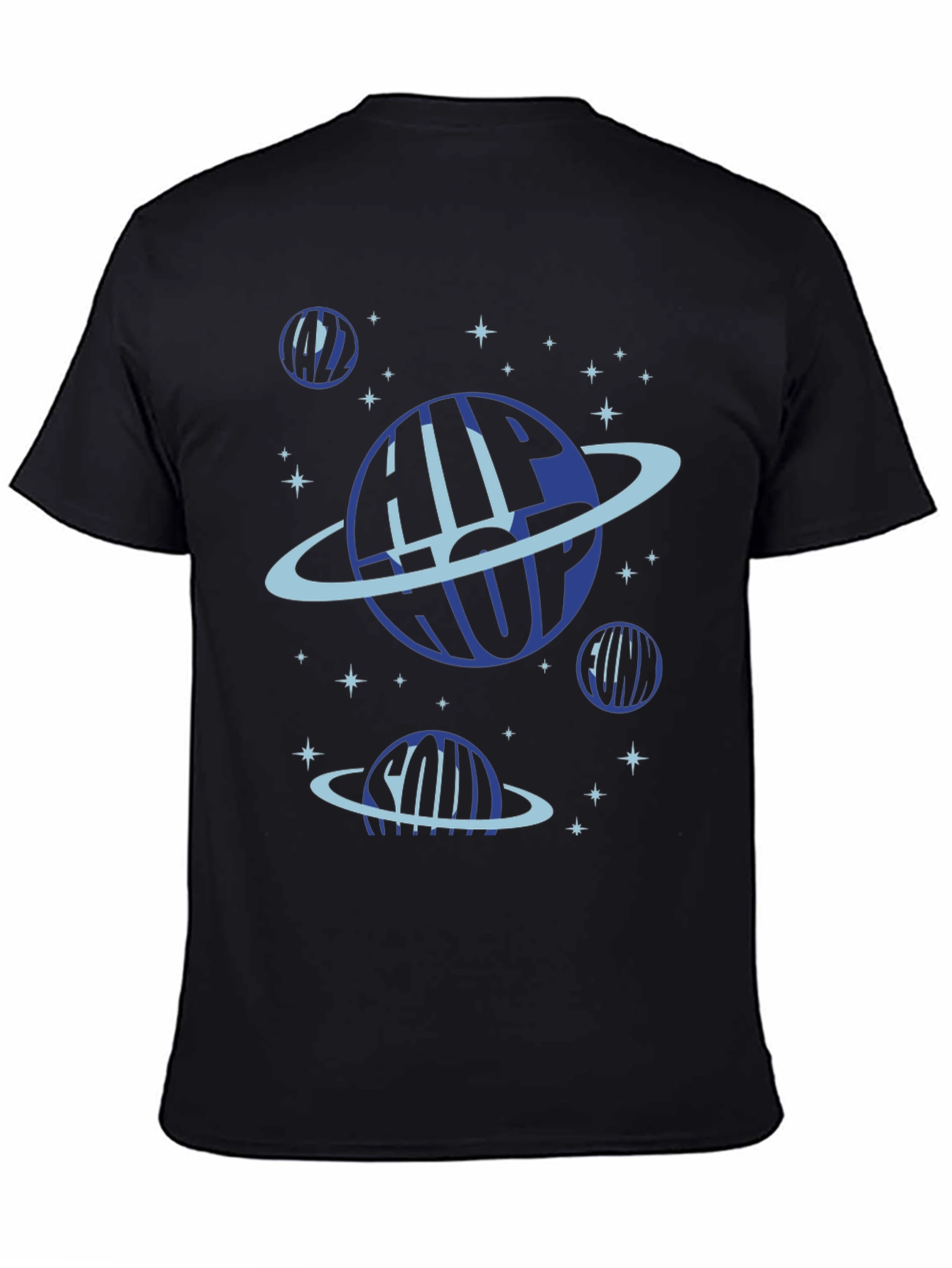 Hip Hop Planet Black T-Shirt