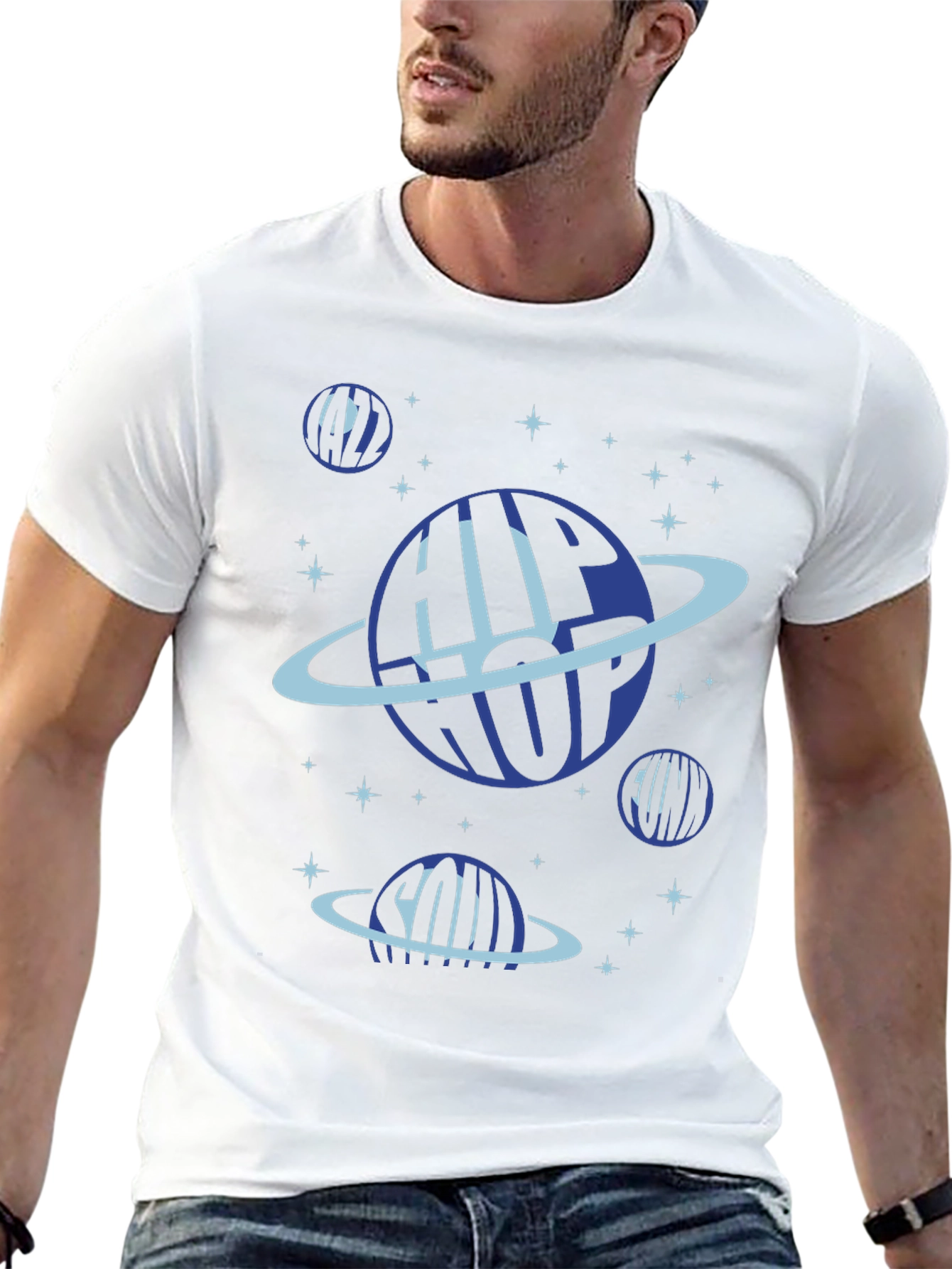 Hip Hop Planet Black T-Shirt