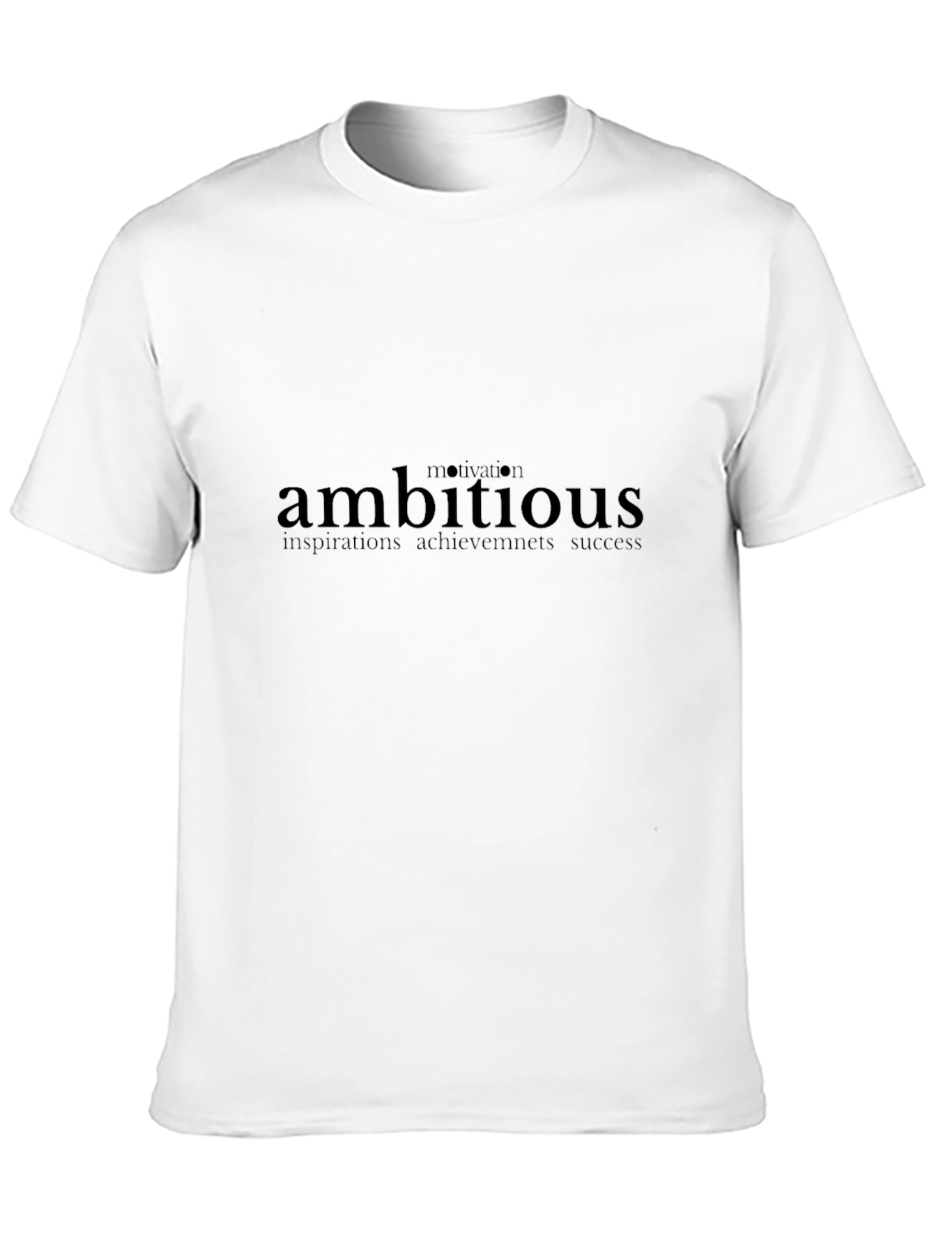 Ambitious Motivation Black T-Shirt