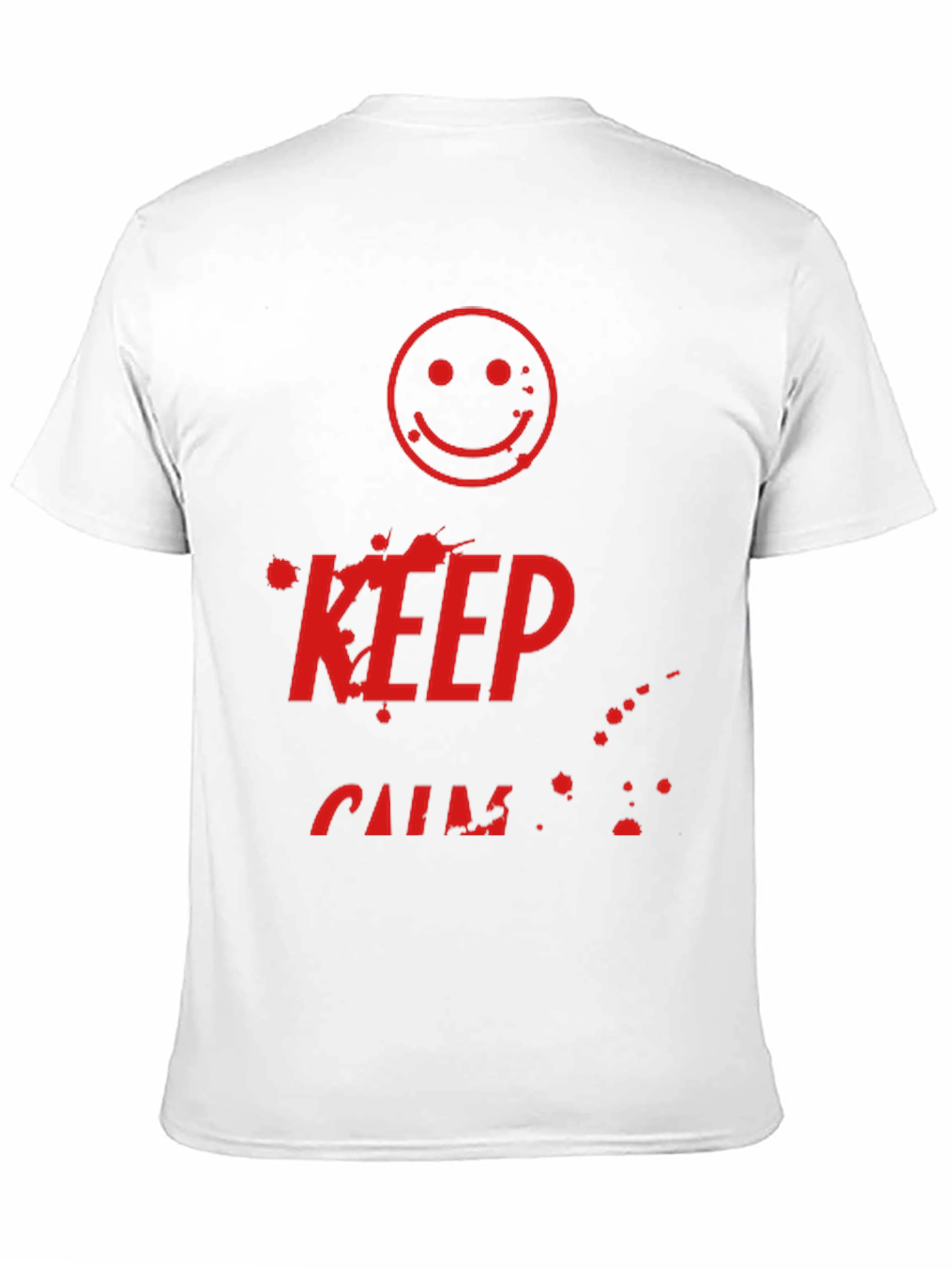 Keep Calm T-Shirt - Graphic Tee - Smiley Face
