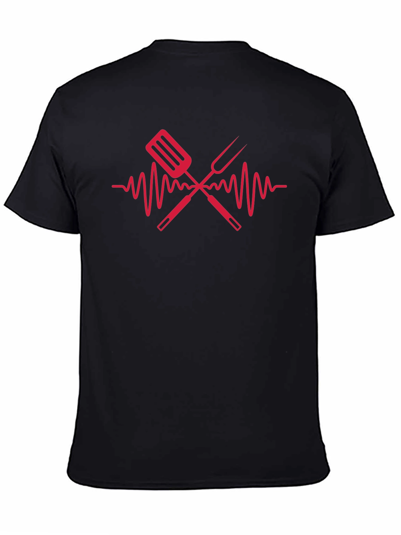 BBQ Heartbeat T-Shirt - Grill Master Apparel