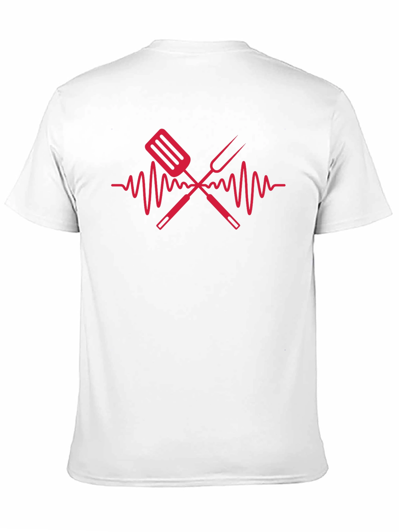 BBQ Heartbeat T-Shirt - Grill Master Apparel
