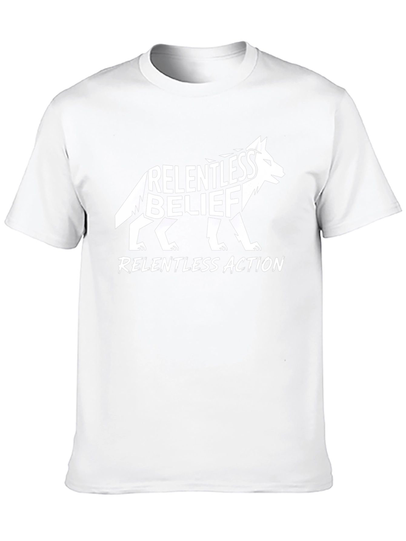 Relentless Belief Action Black Graphic Tee