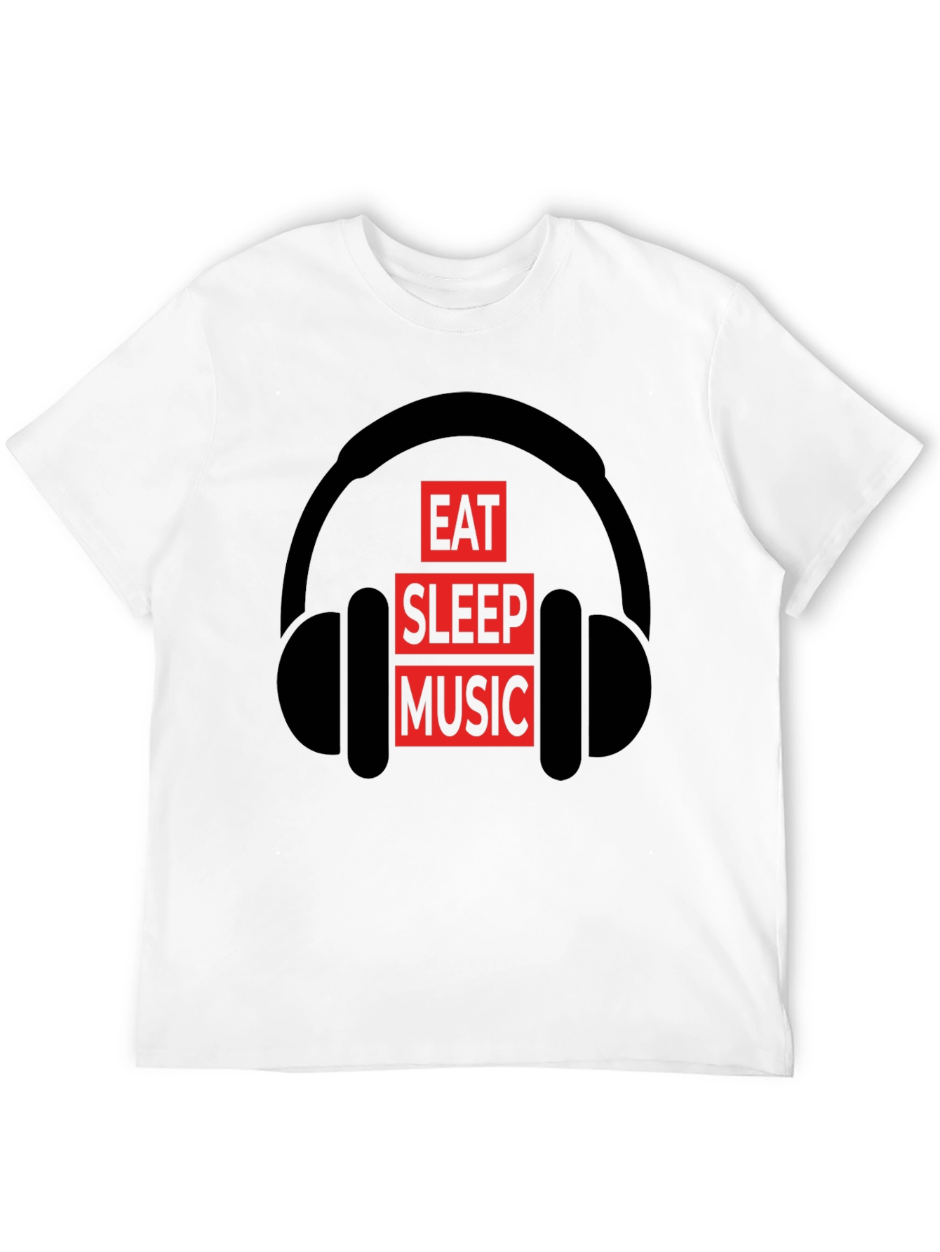 Eat Sleep Music T-Shirt | Black Graphic Tee