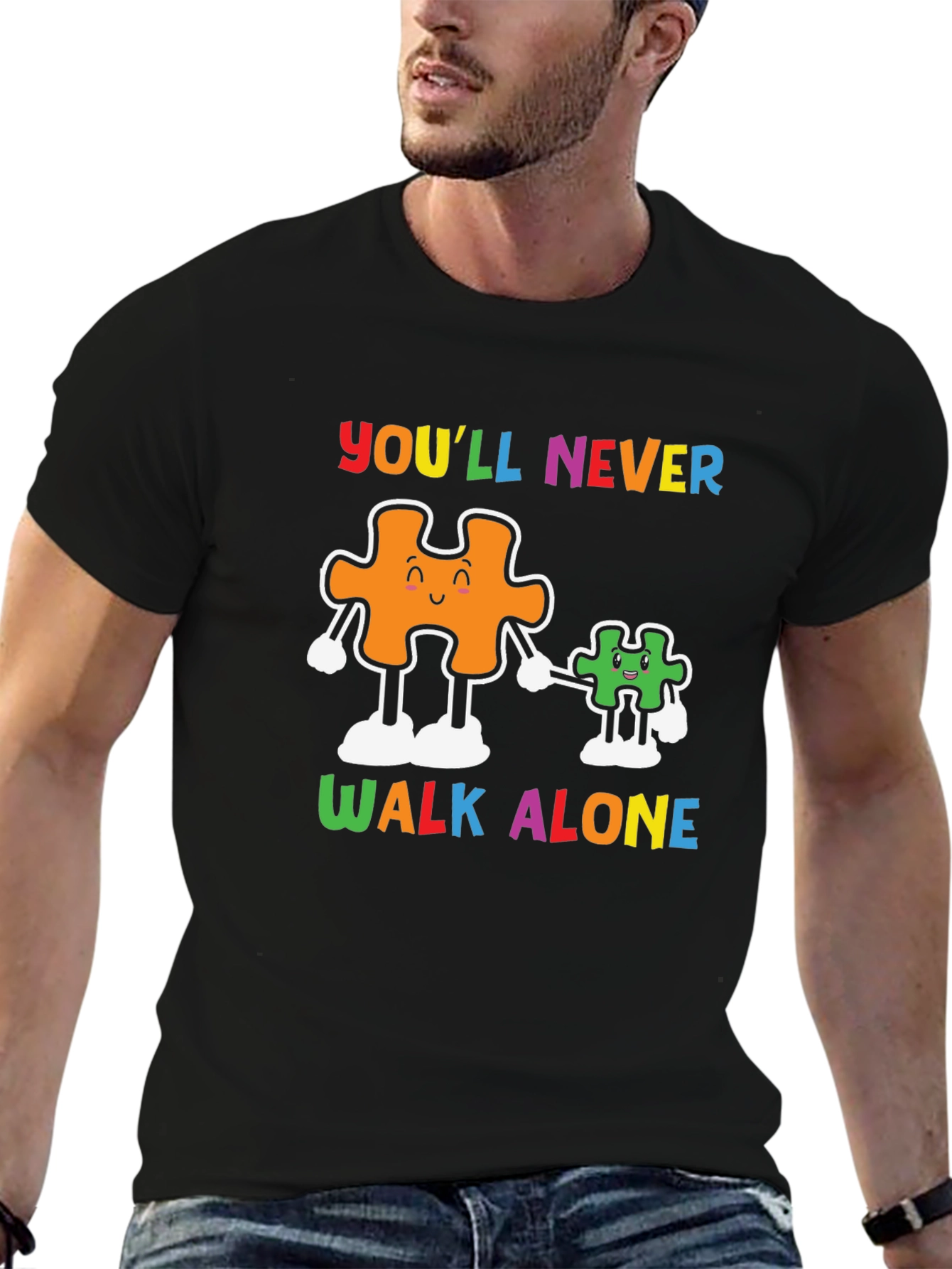 Youll Never Walk Alone Autism Awareness T-Shirt