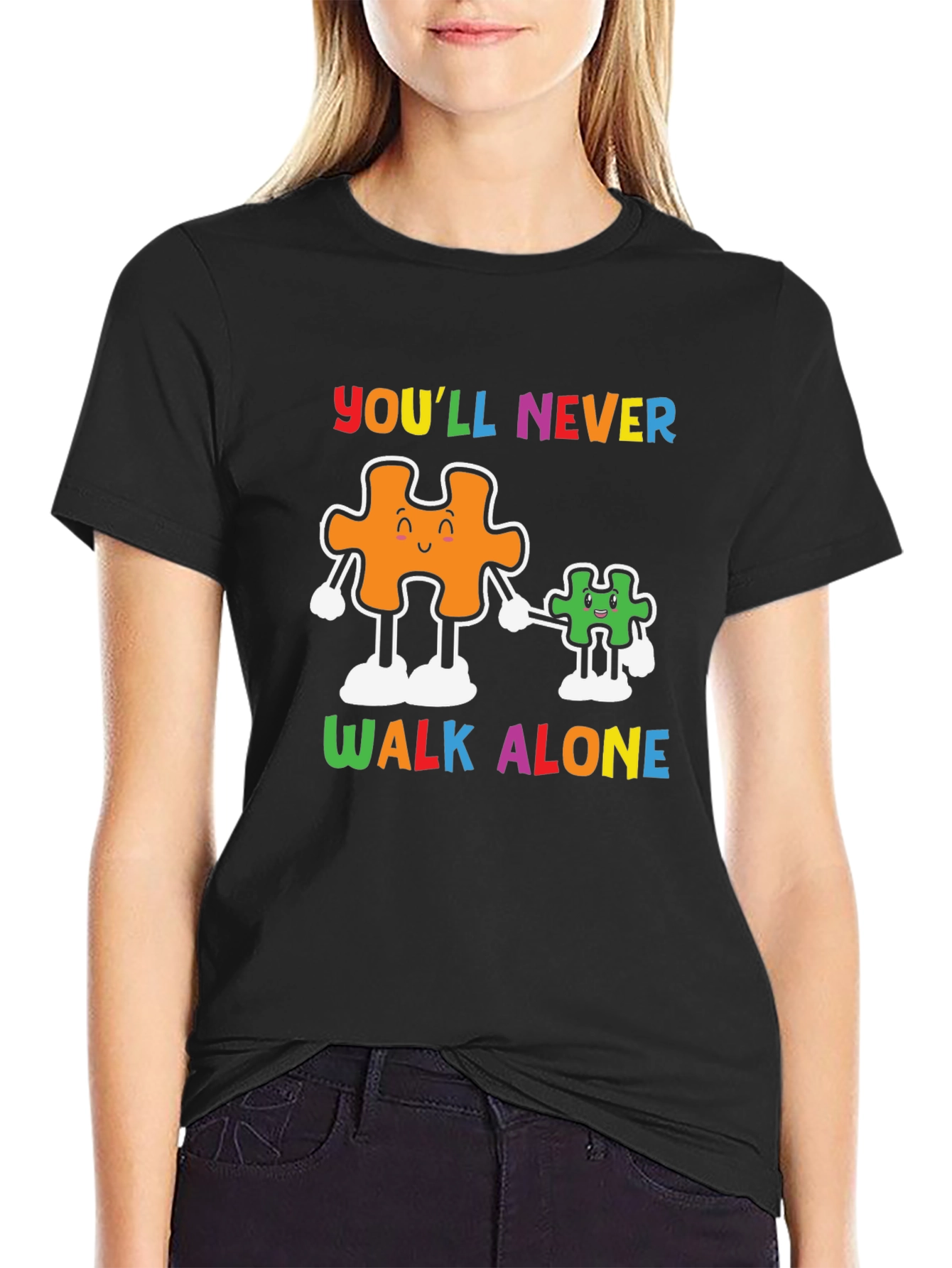 Youll Never Walk Alone Autism Awareness T-Shirt