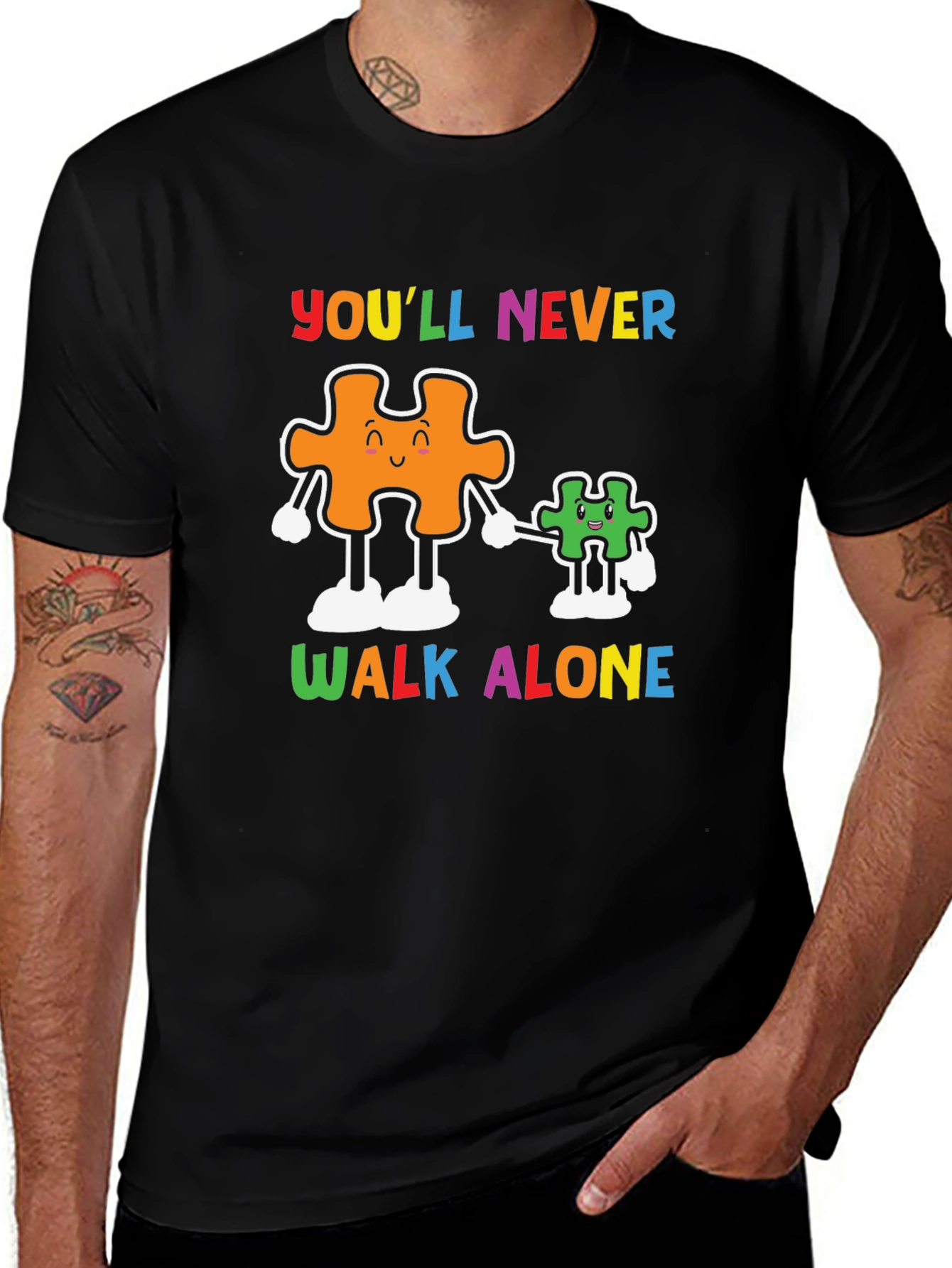 Youll Never Walk Alone Autism Awareness T-Shirt
