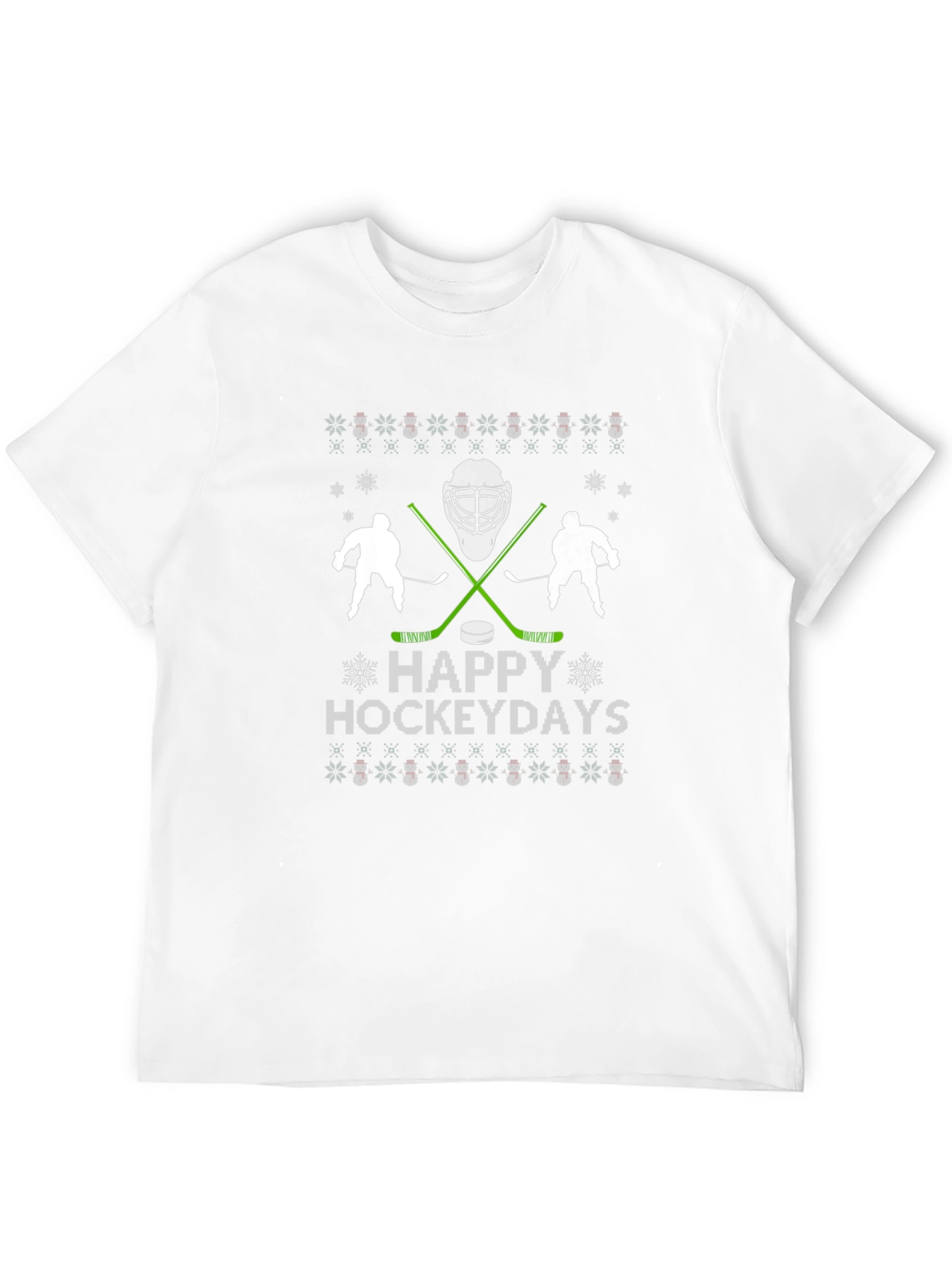 Happy Hockeydays T-Shirt - Holiday Hockey Tee
