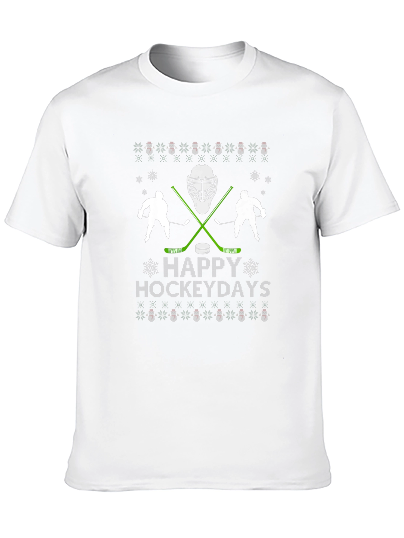 Happy Hockeydays T-Shirt - Holiday Hockey Tee