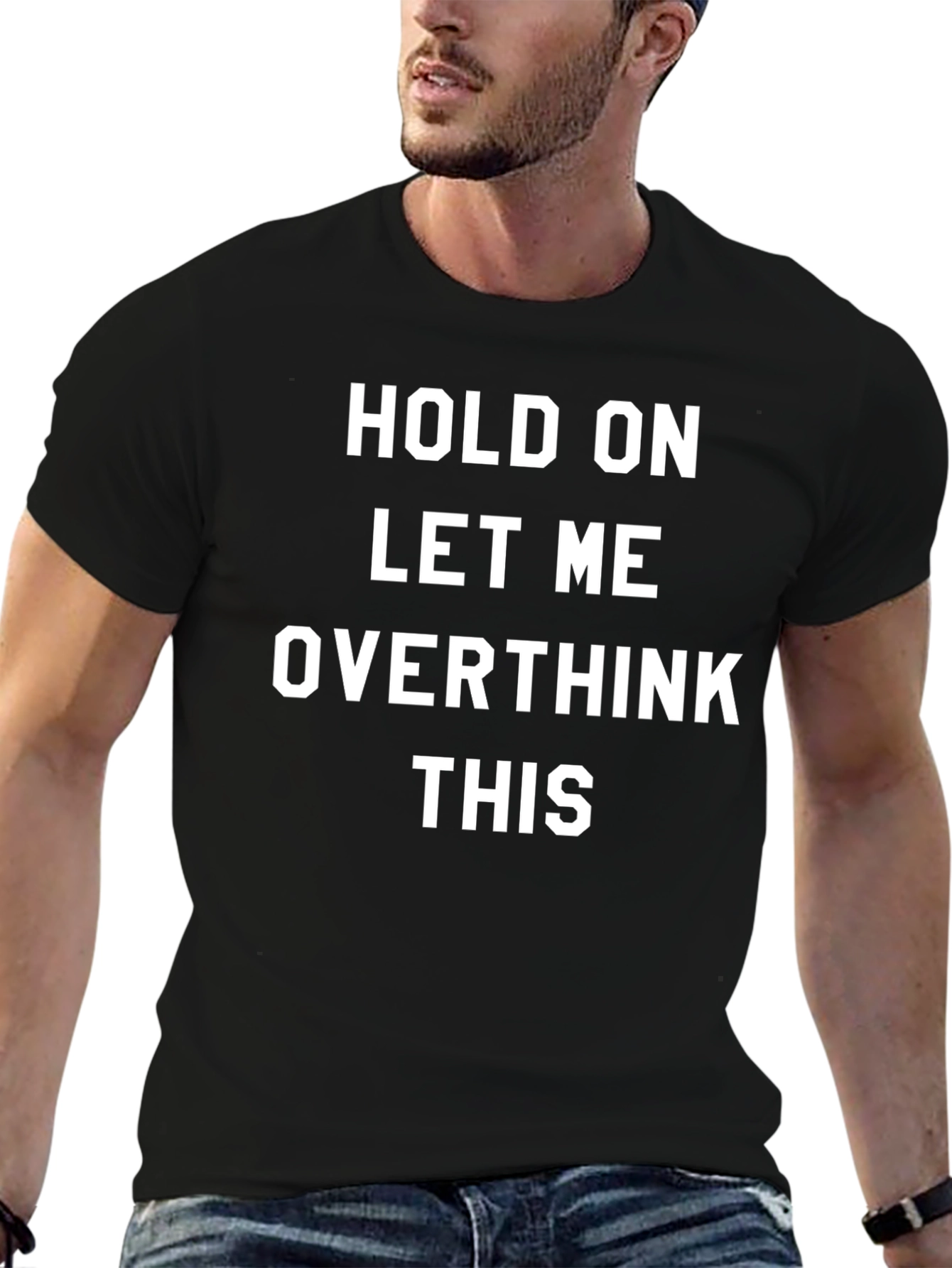 Overthink This Black T-Shirt