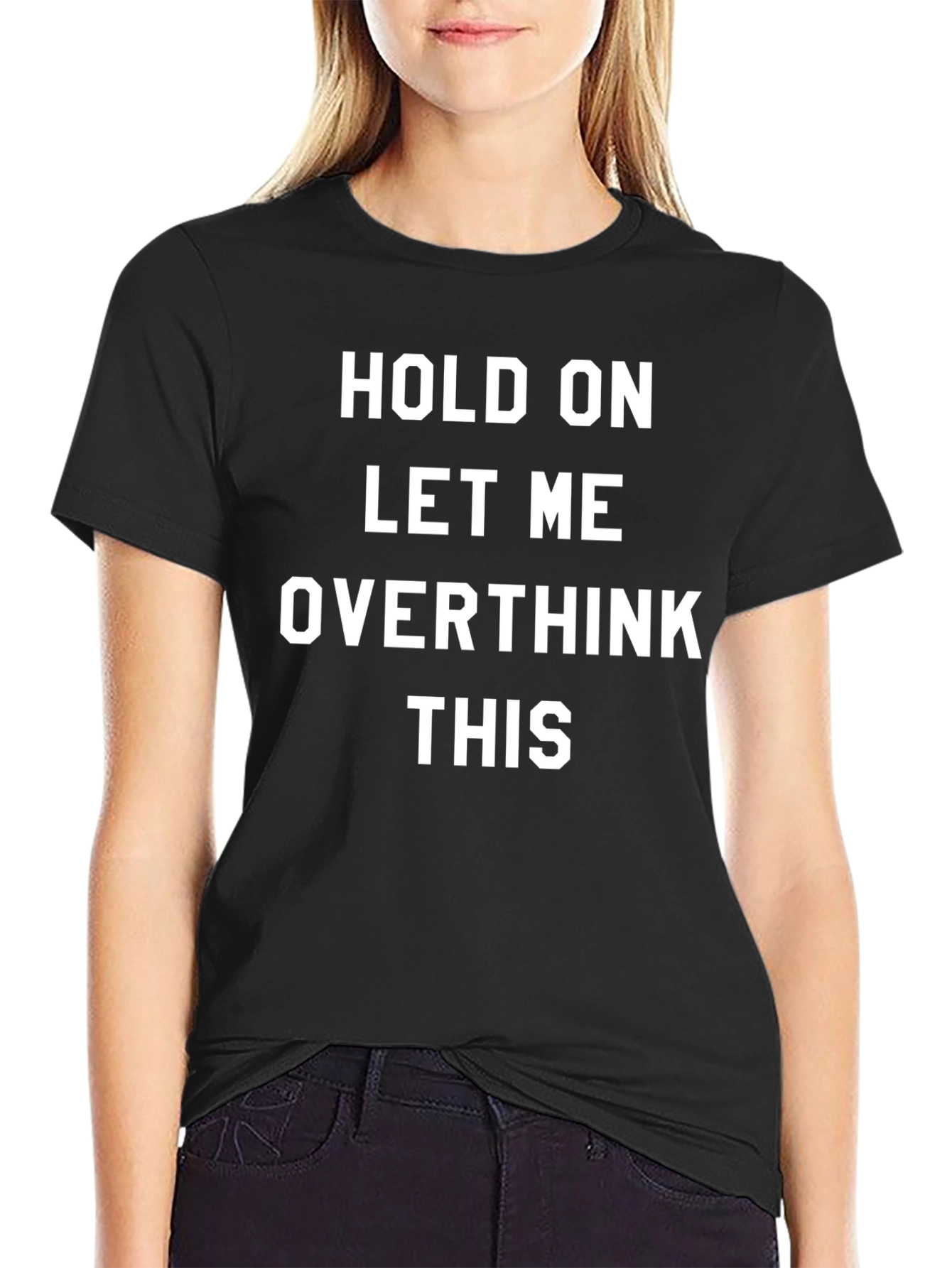 Overthink This Black T-Shirt