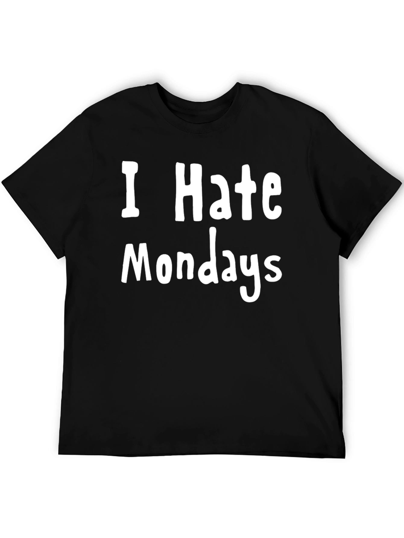 I Hate Mondays Black T-Shirt