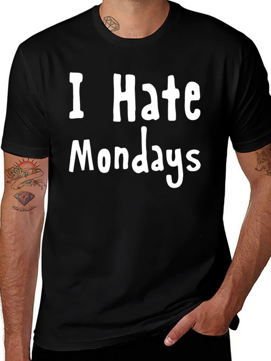 I Hate Mondays Black T-Shirt