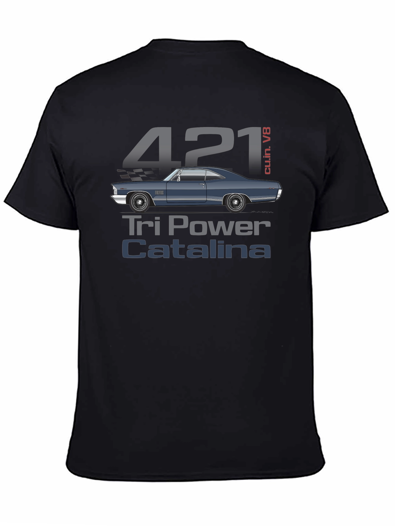 421 Tri Power Catalina Car Graphic Tee