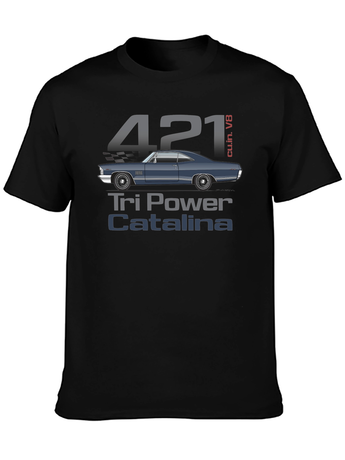 421 Tri Power Catalina Car Graphic Tee