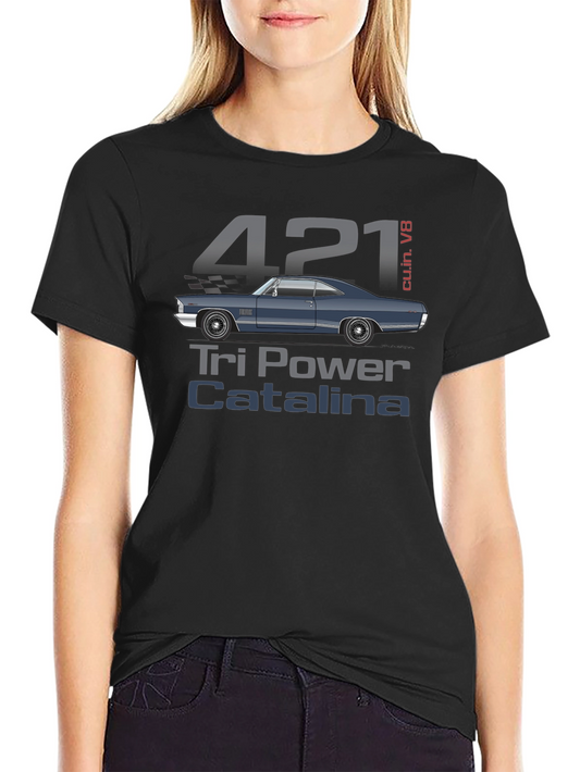 421 Tri Power Catalina Car Graphic Tee