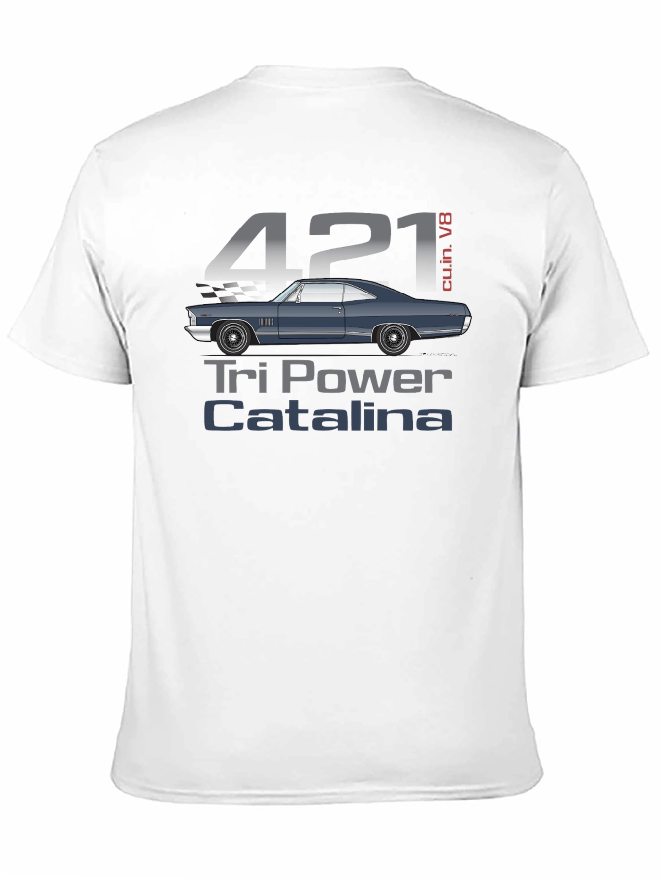 421 Tri Power Catalina Car Graphic Tee