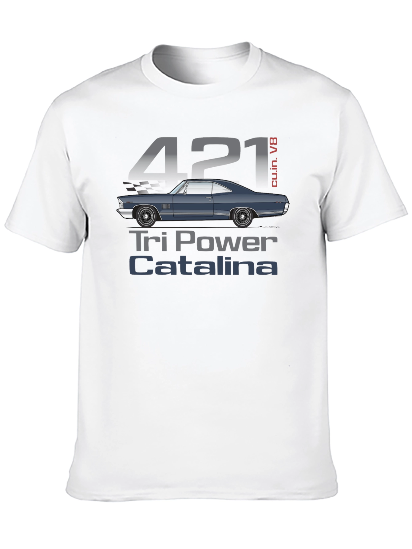 421 Tri Power Catalina Car Graphic Tee
