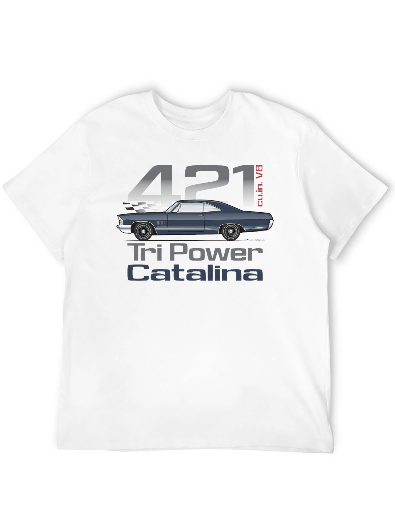 421 Tri Power Catalina Car Graphic Tee