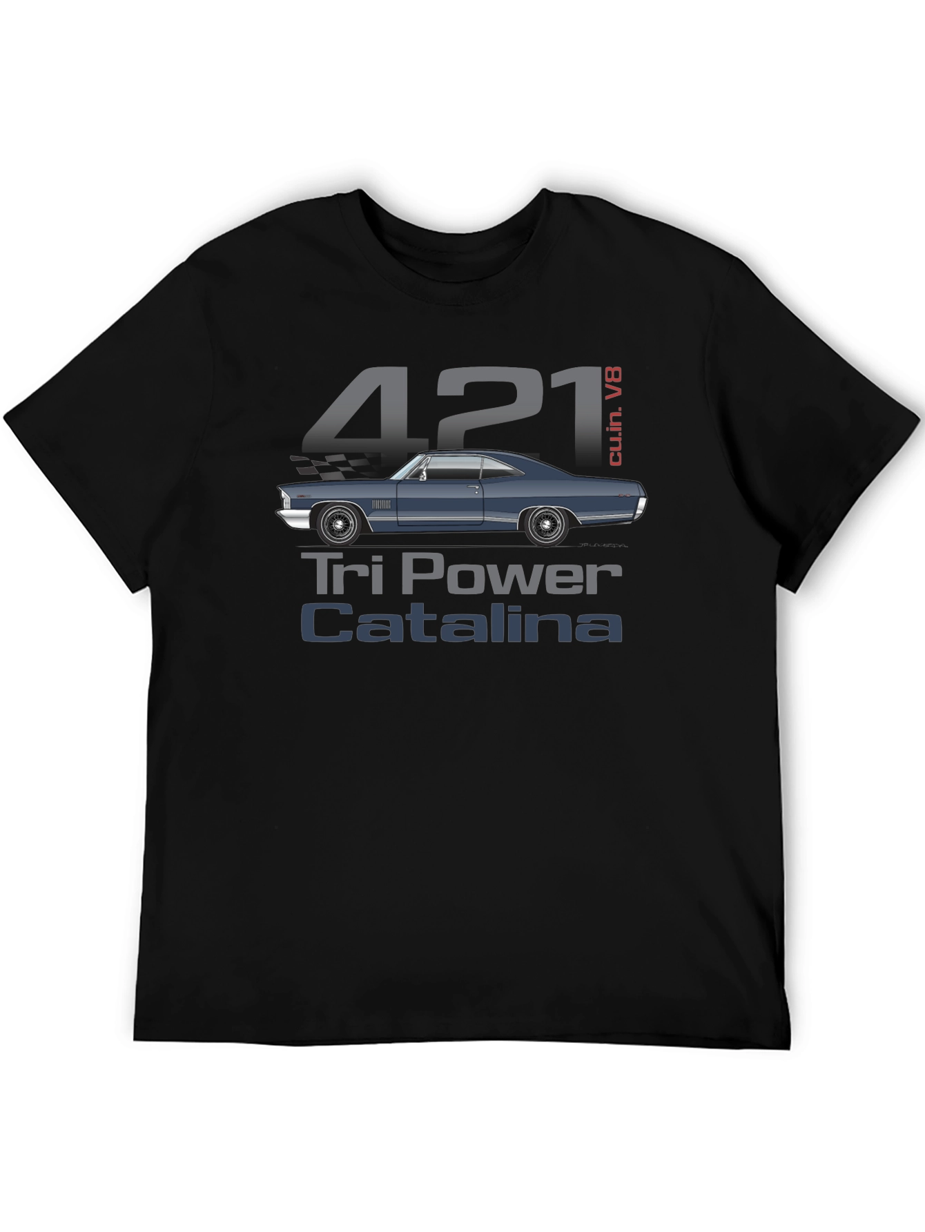 421 Tri Power Catalina Car Graphic Tee