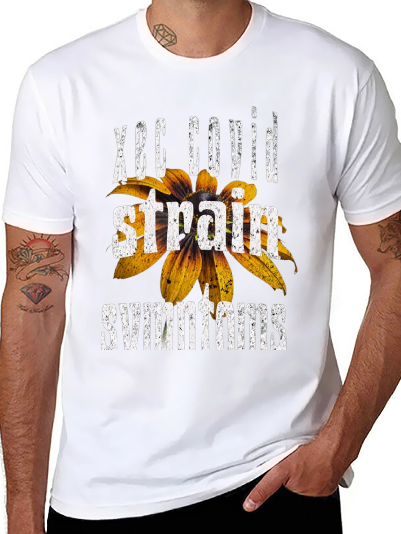 XEC Covid Strain Symptoms Graphic Tee
