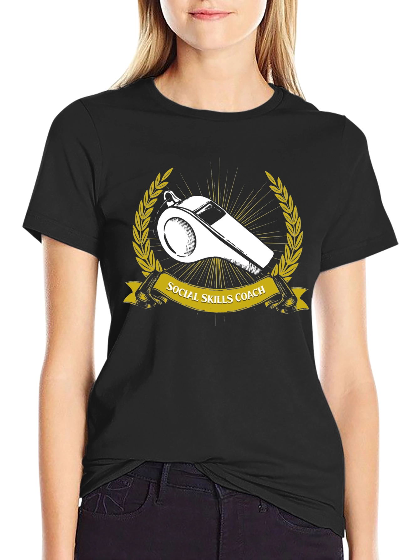 Social Skills Coach T-Shirt - Whistle Graphic Tee