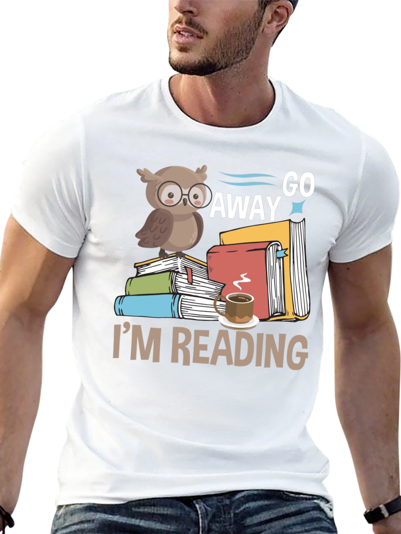 Im Reading Owl Book Lover T-Shirt