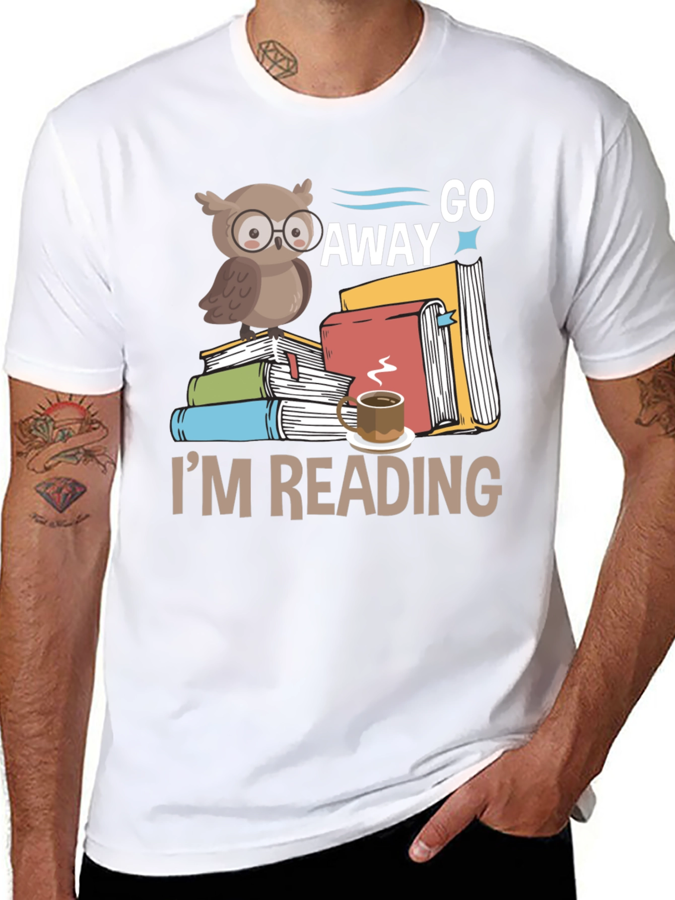 Im Reading Owl Book Lover T-Shirt
