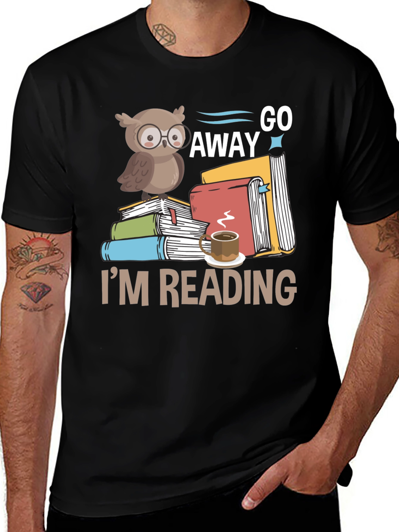 Im Reading Owl Book Lover T-Shirt