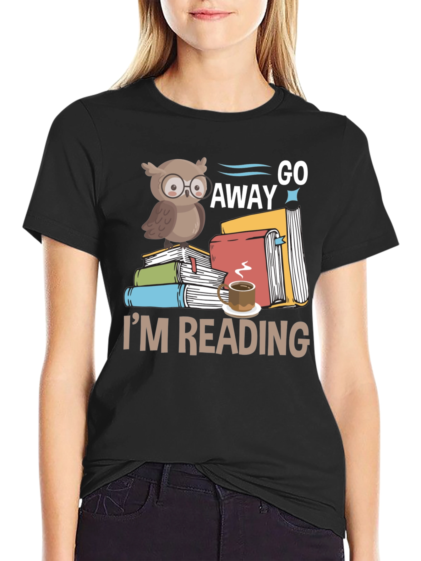 Im Reading Owl Book Lover T-Shirt