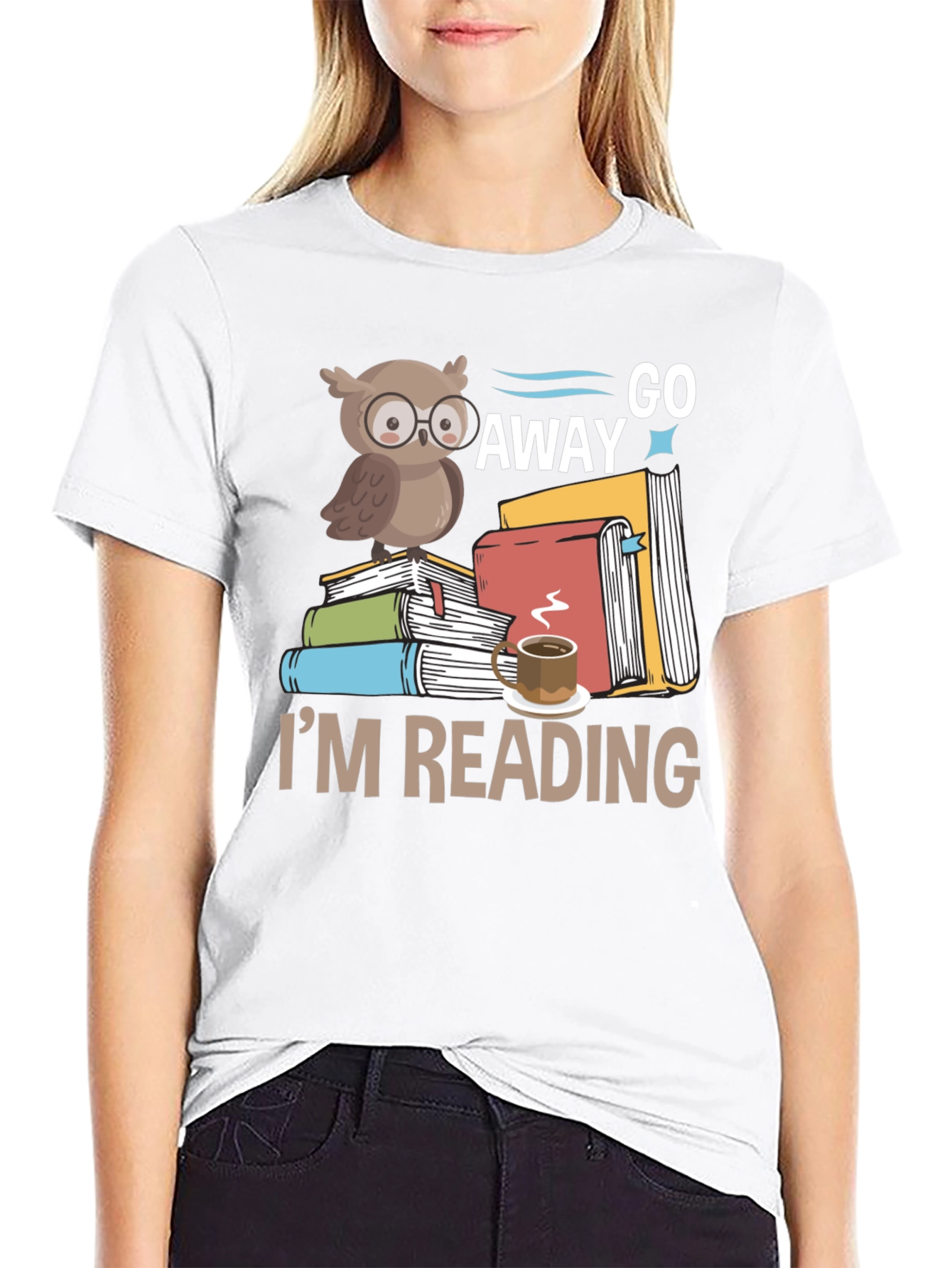 Im Reading Owl Book Lover T-Shirt