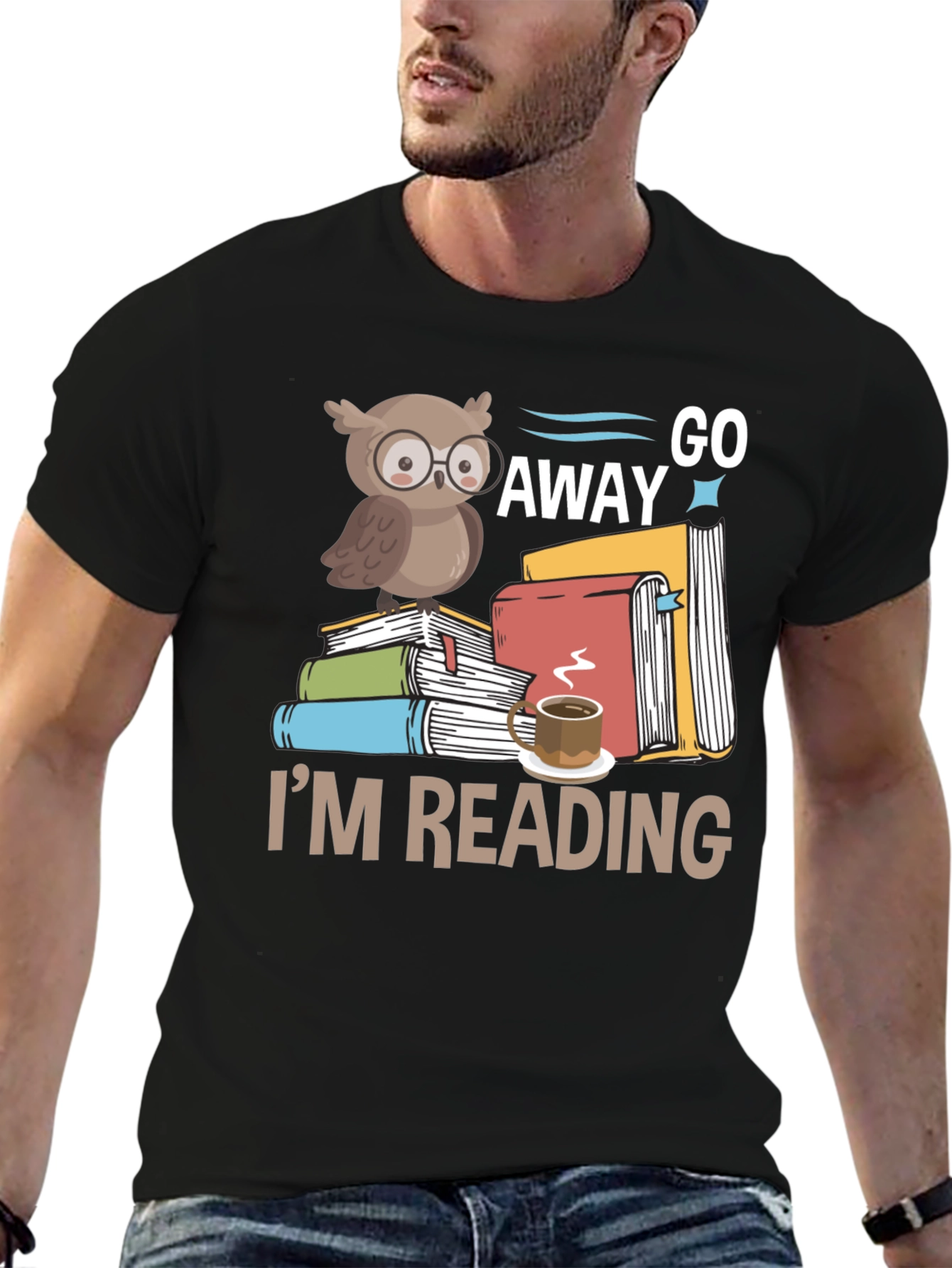 Im Reading Owl Book Lover T-Shirt