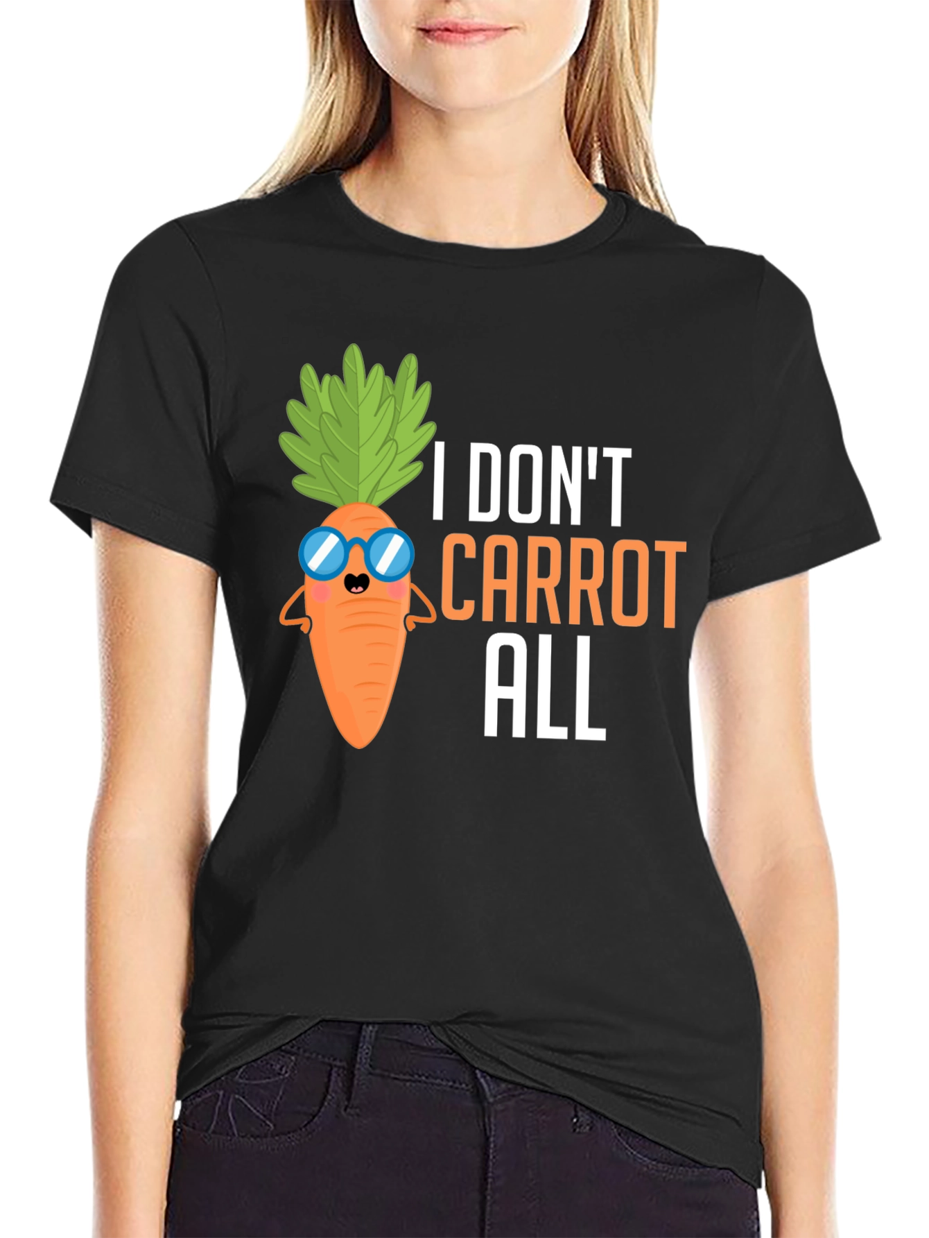 I Dont Carrot All T-Shirt Funny Pun Tee