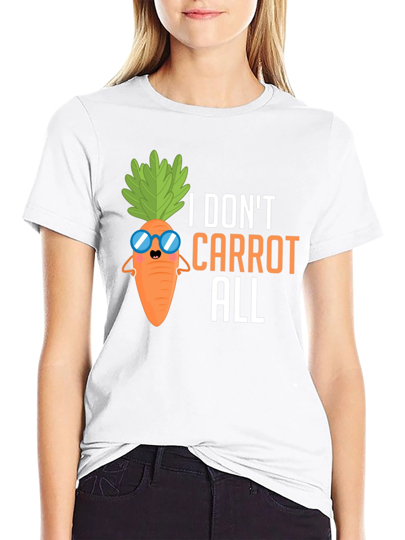 I Dont Carrot All T-Shirt Funny Pun Tee
