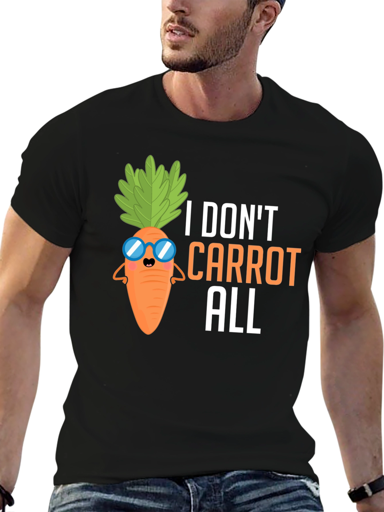 I Dont Carrot All T-Shirt Funny Pun Tee