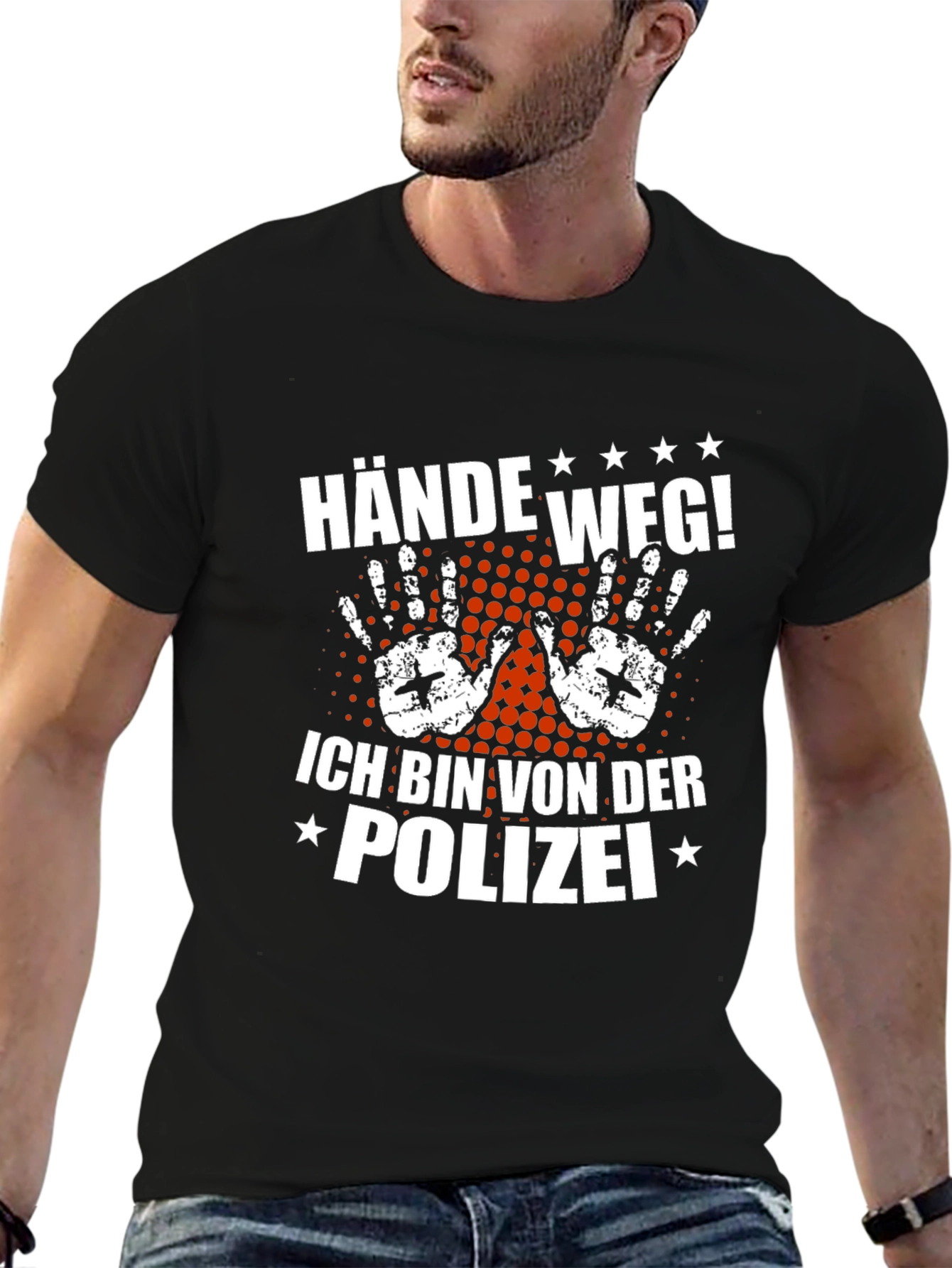 Hands Off! I am with the Police T-Shirt