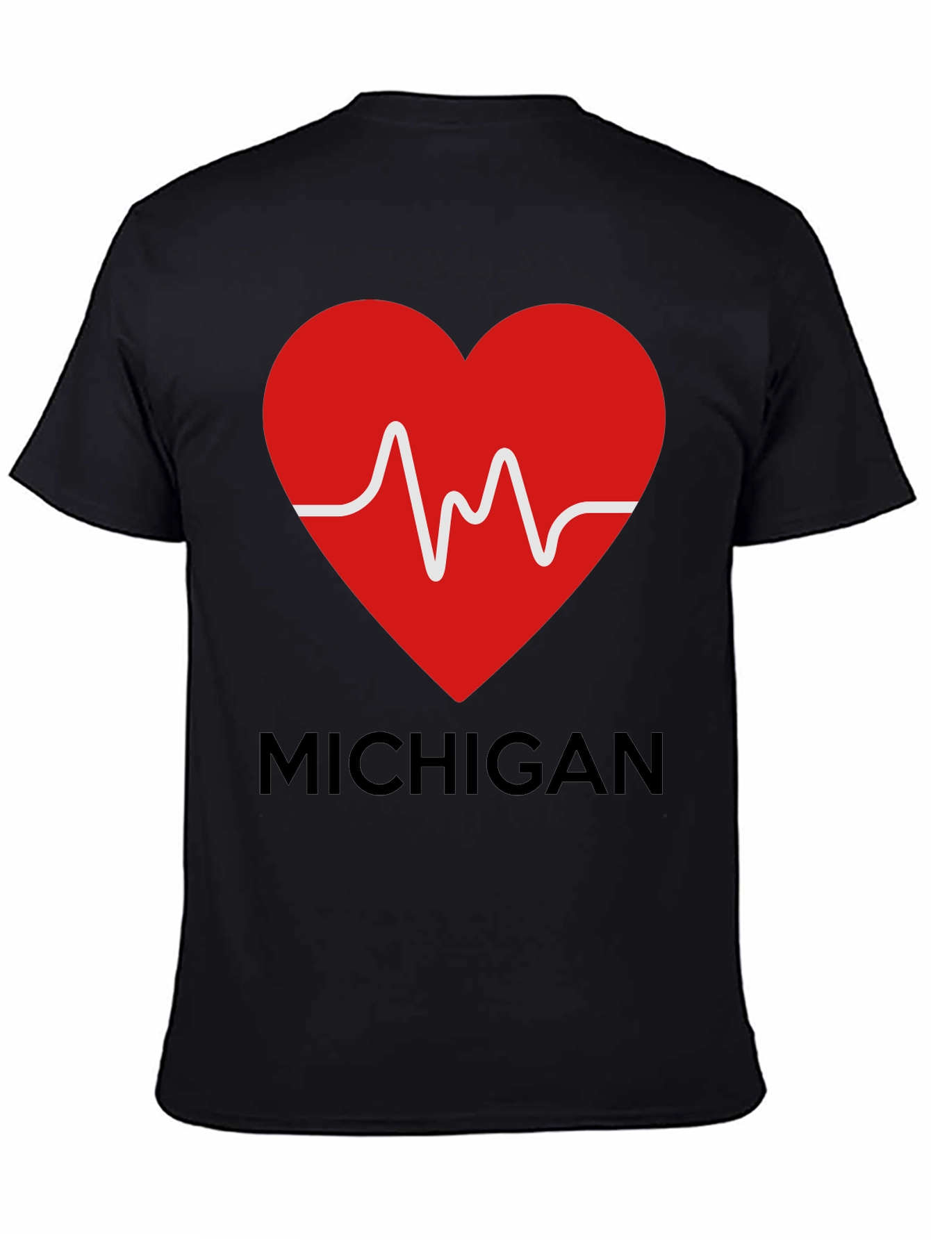 Michigan Love Heartbeat T-Shirt