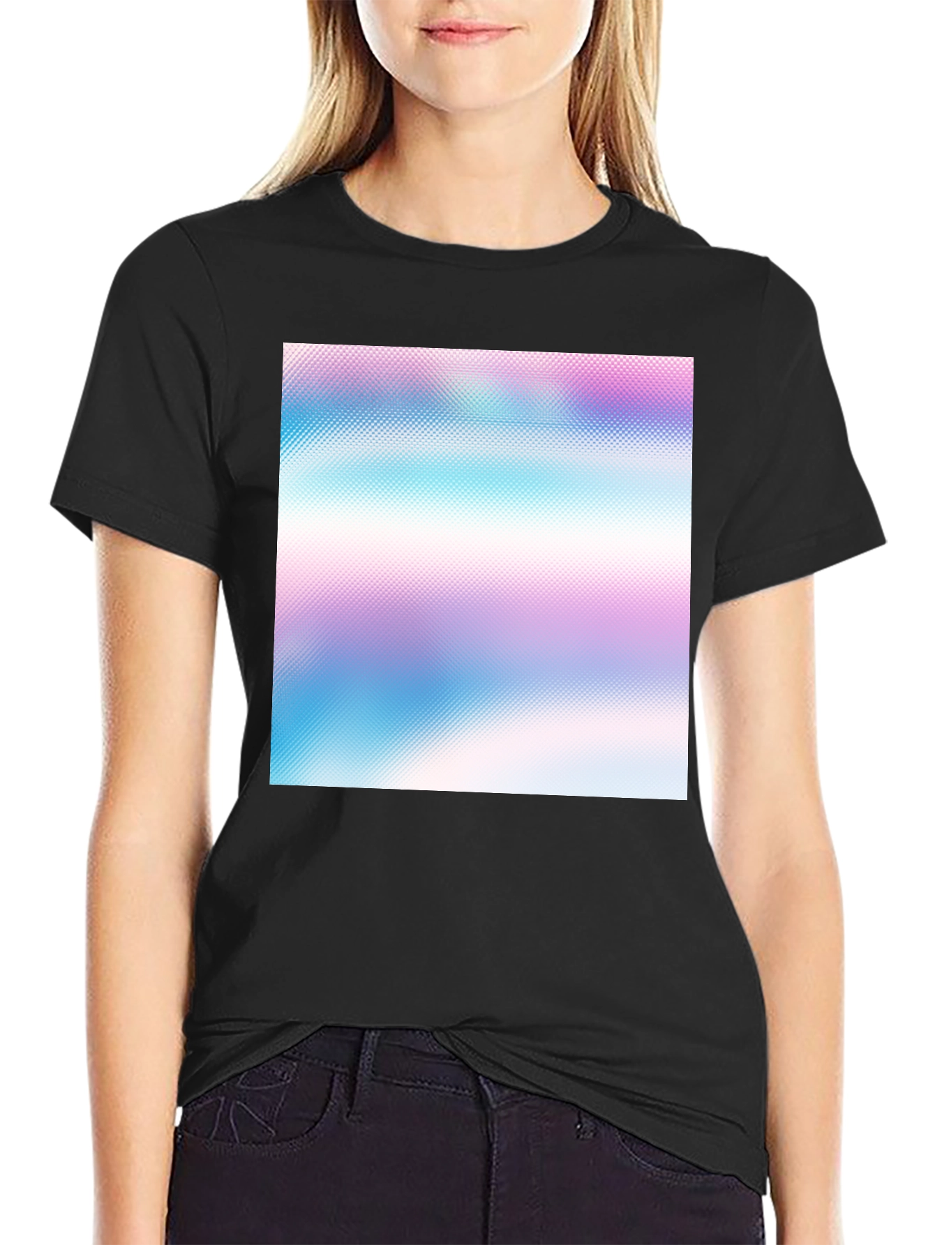 Vaporwave Gradient T-Shirt - Stylish Comfort