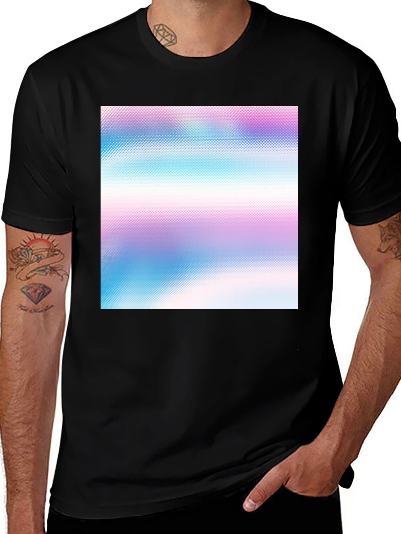 Vaporwave Gradient T-Shirt - Stylish Comfort