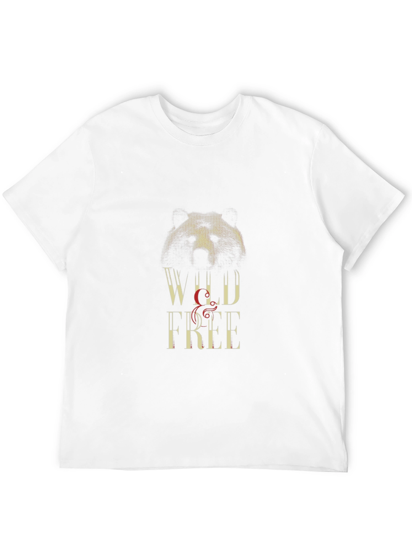 Wild & Free Graphic Tee - Bear Design