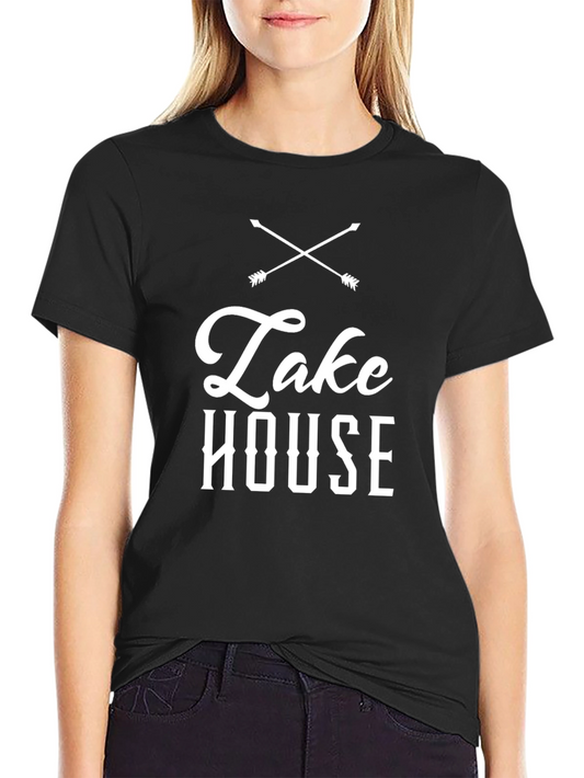 Lake House Graphic Tee - Casual Comfort