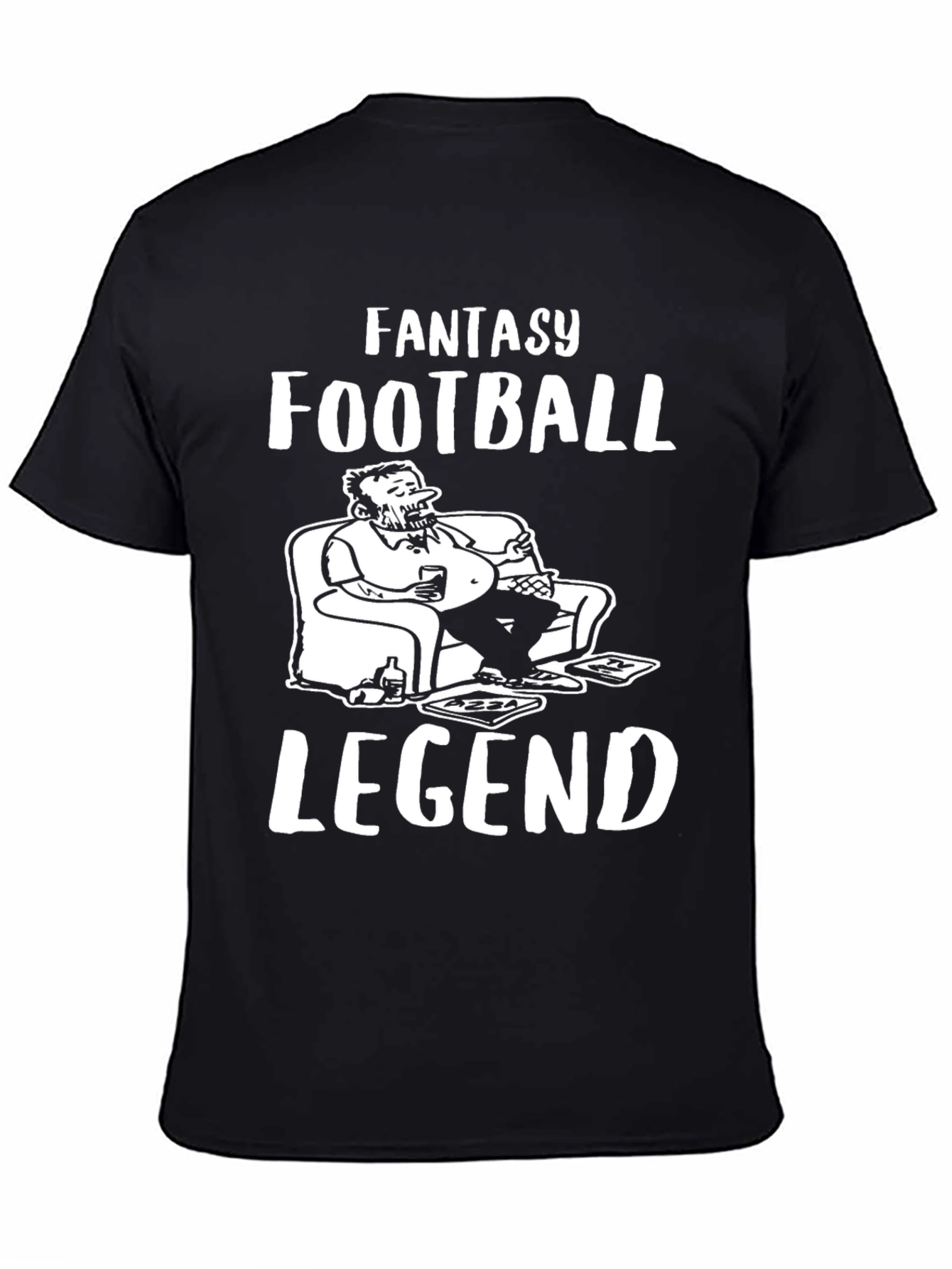 Fantasy Football Legend Graphic Tee - Black