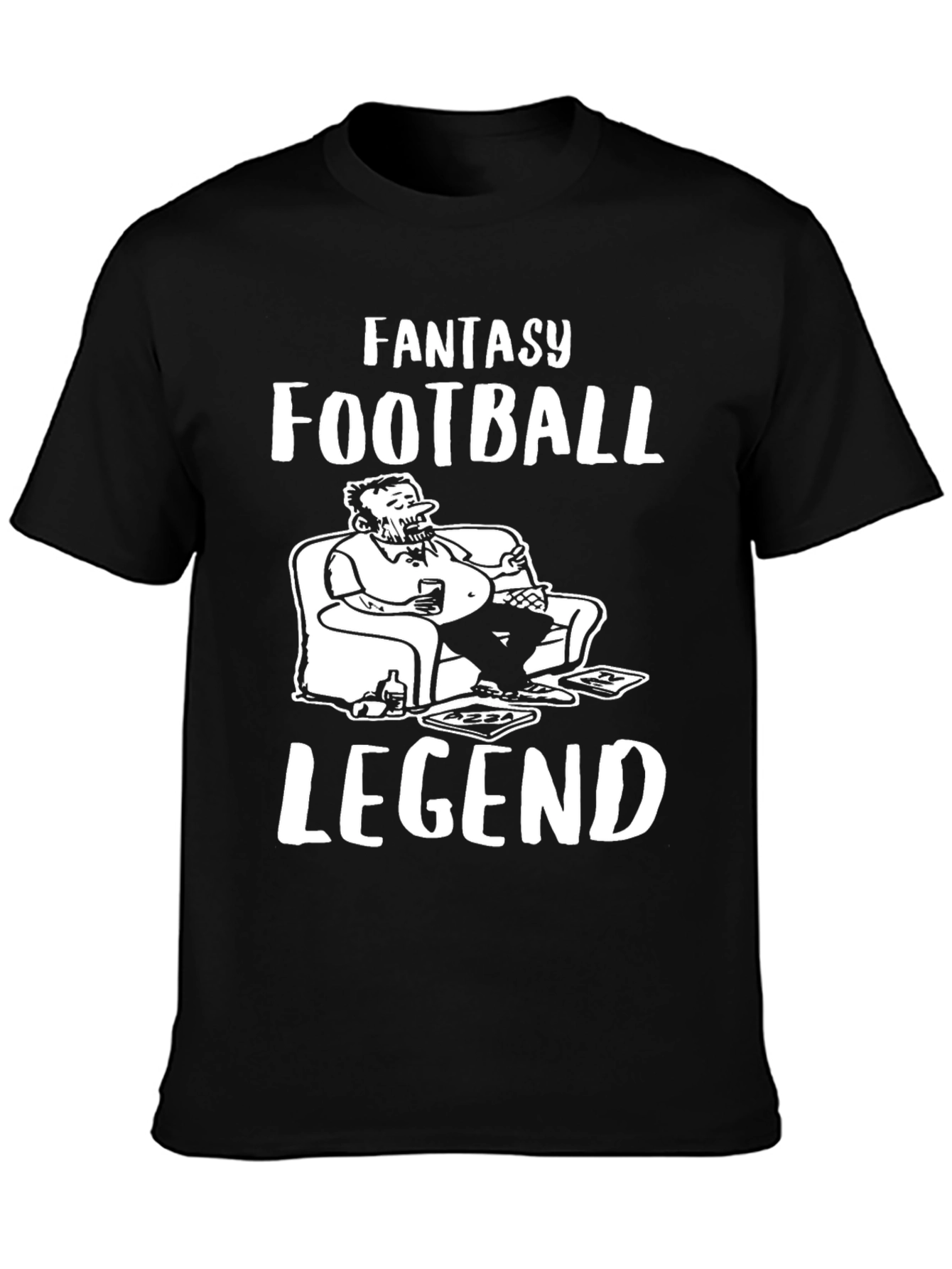 Fantasy Football Legend Graphic Tee - Black