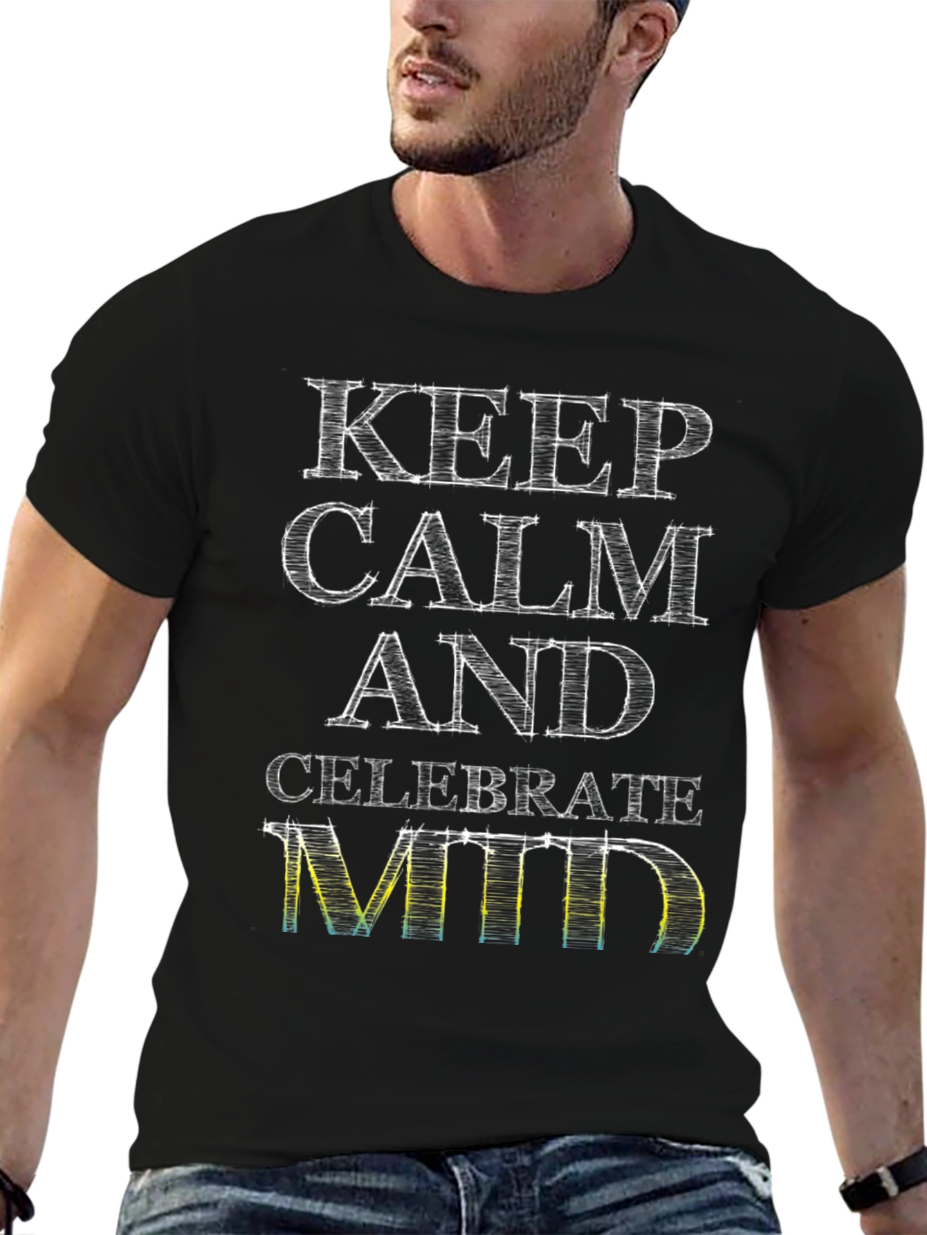 Keep Calm Celebrate MTD Graphic Tee