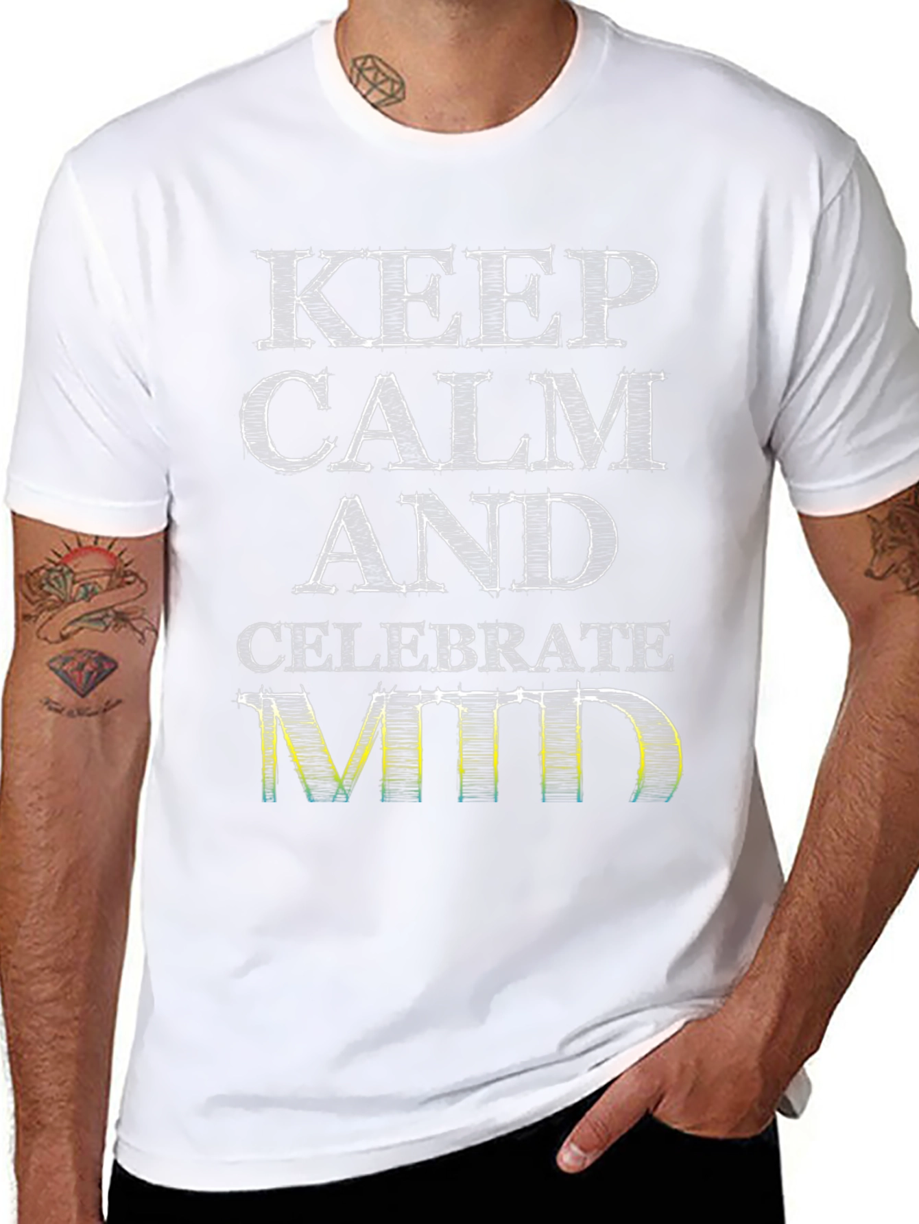 Keep Calm Celebrate MTD Graphic Tee