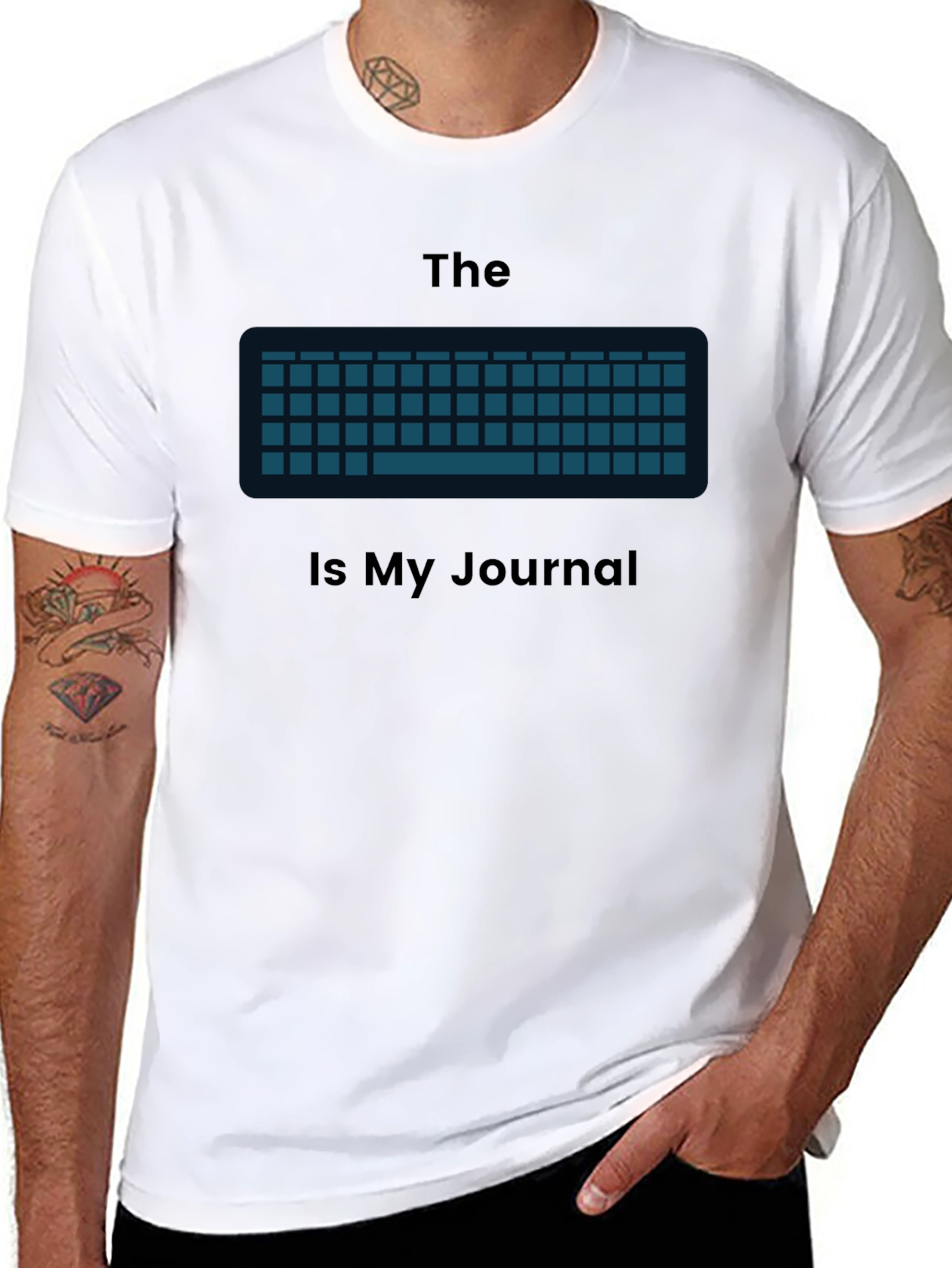 The Keyboard Is My Journal T-Shirt
